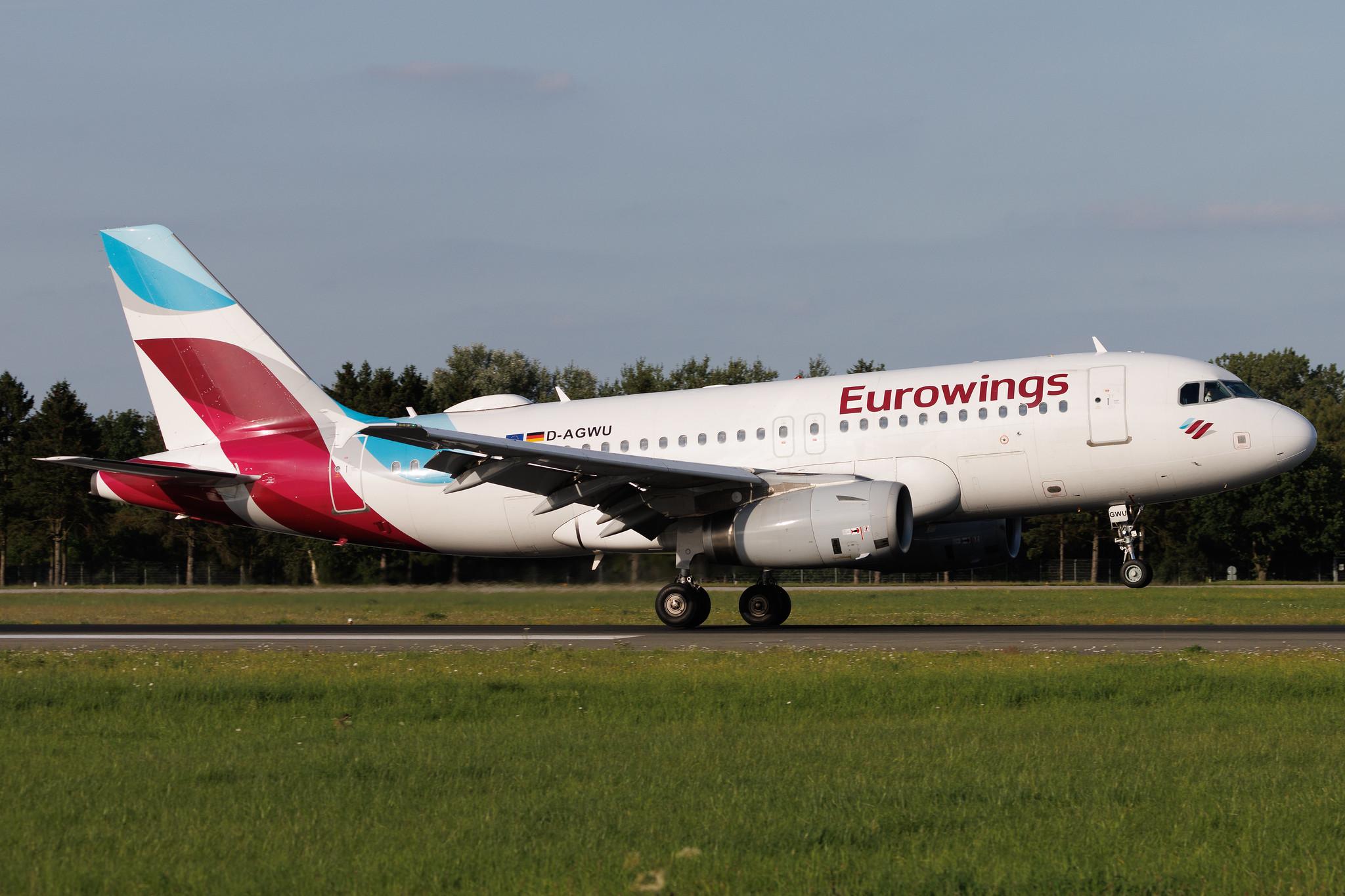 Hamburg Airport: Eurowings (EW / EWG) | Airbus A319-132 A319 | D-AGWU | MSN 5457