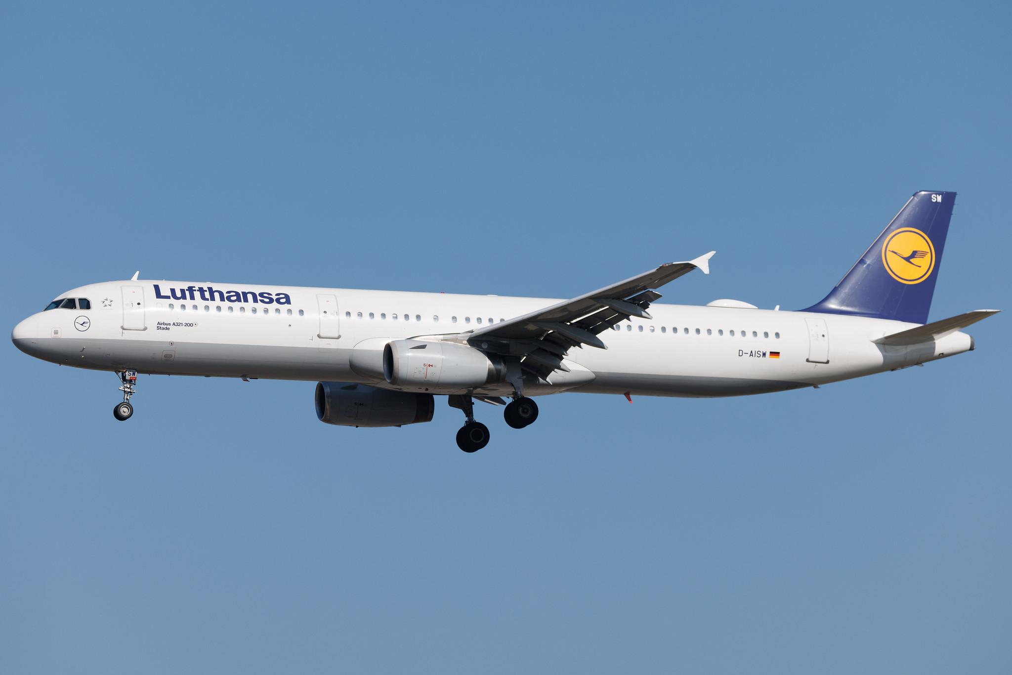 Frankfurt Airport: Lufthansa (LH / DLH) | Airbus A321-231 A321 | D-AISW | MSN 4054