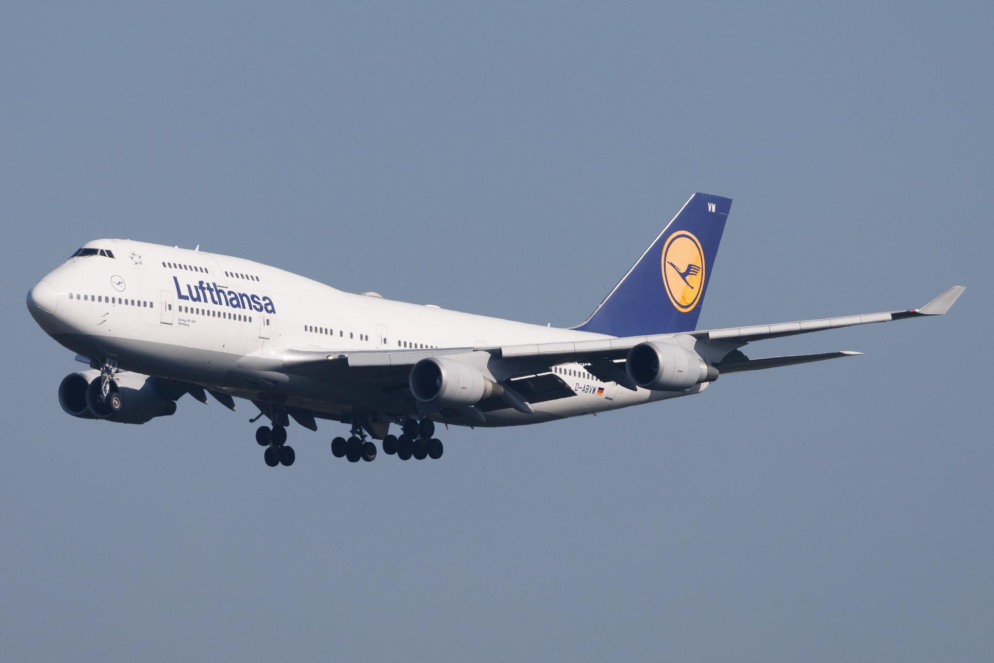 Frankfurt Airport: Lufthansa (LH / DLH) | Boeing 747-430 B744 | D-ABVW | MSN 29493