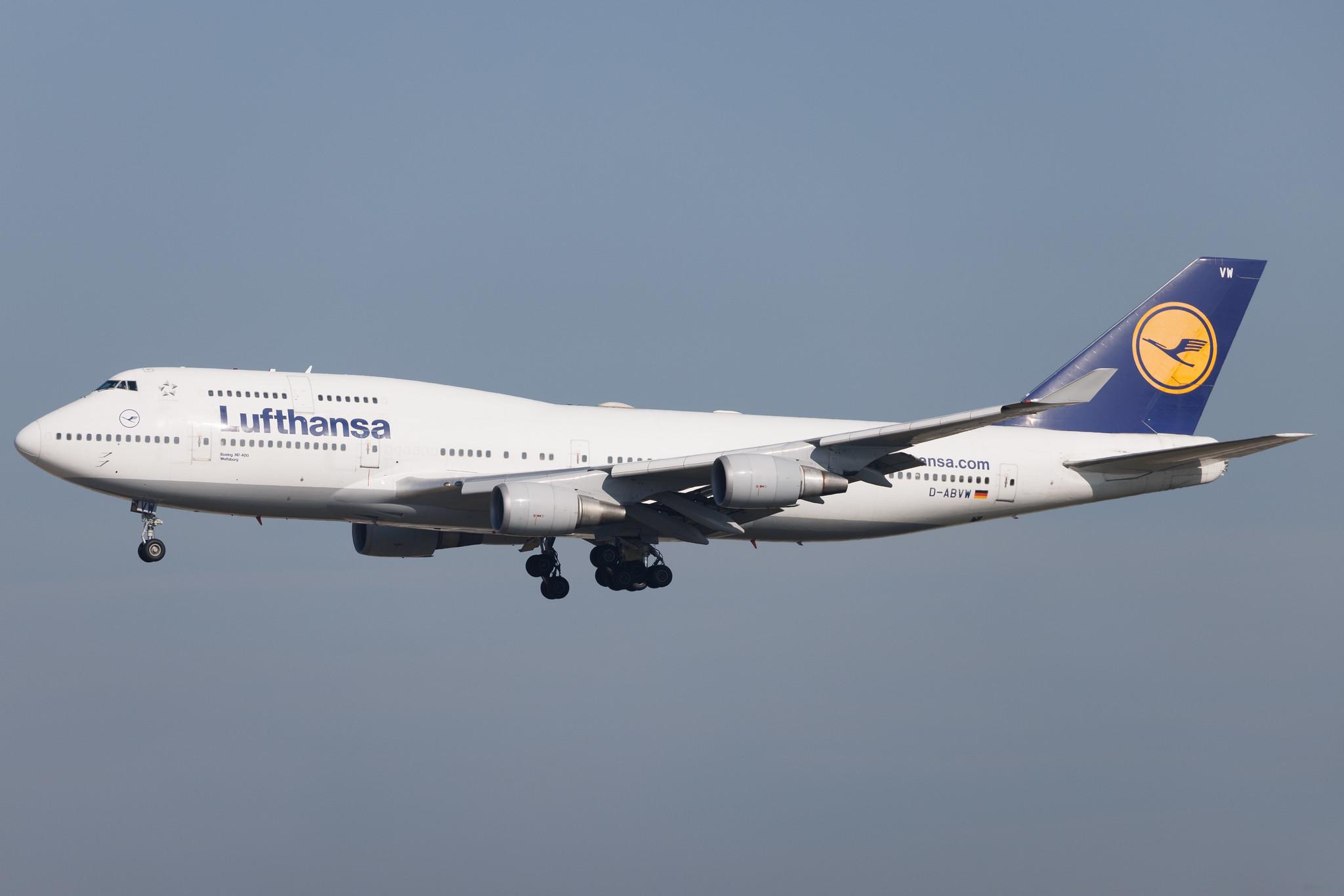 Frankfurt Airport: Lufthansa (LH / DLH) | Boeing 747-430 B744 | D-ABVW | MSN 29493