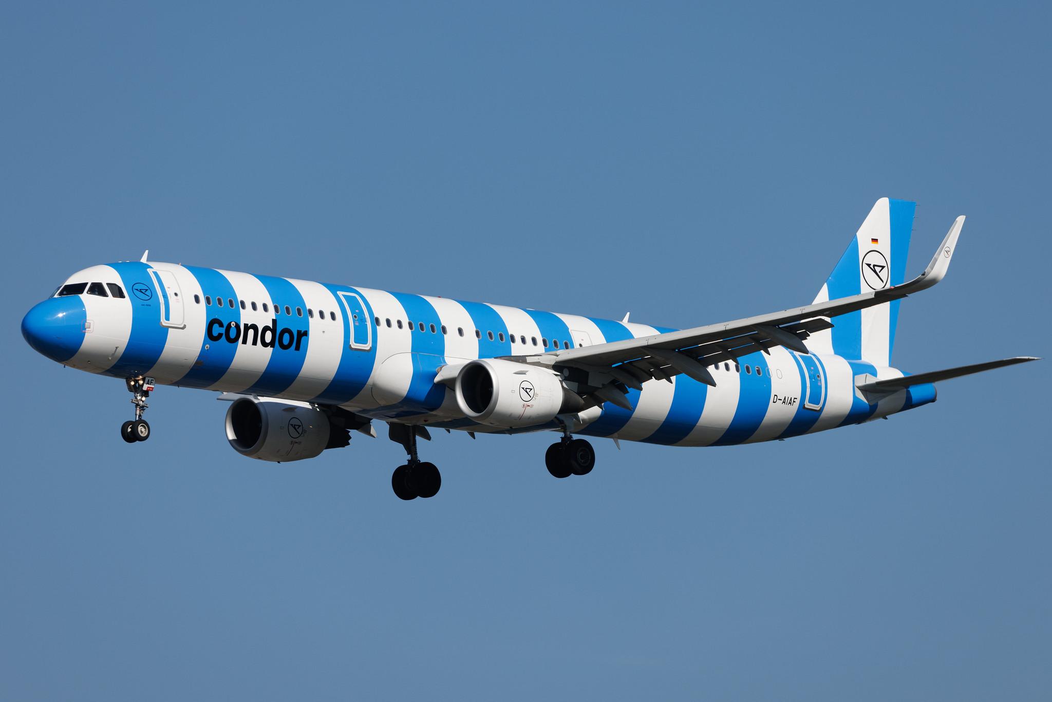 Frankfurt Airport: Condor (DE / CFG) | Airbus A321-211 A321 | D-AIAF | MSN 6459