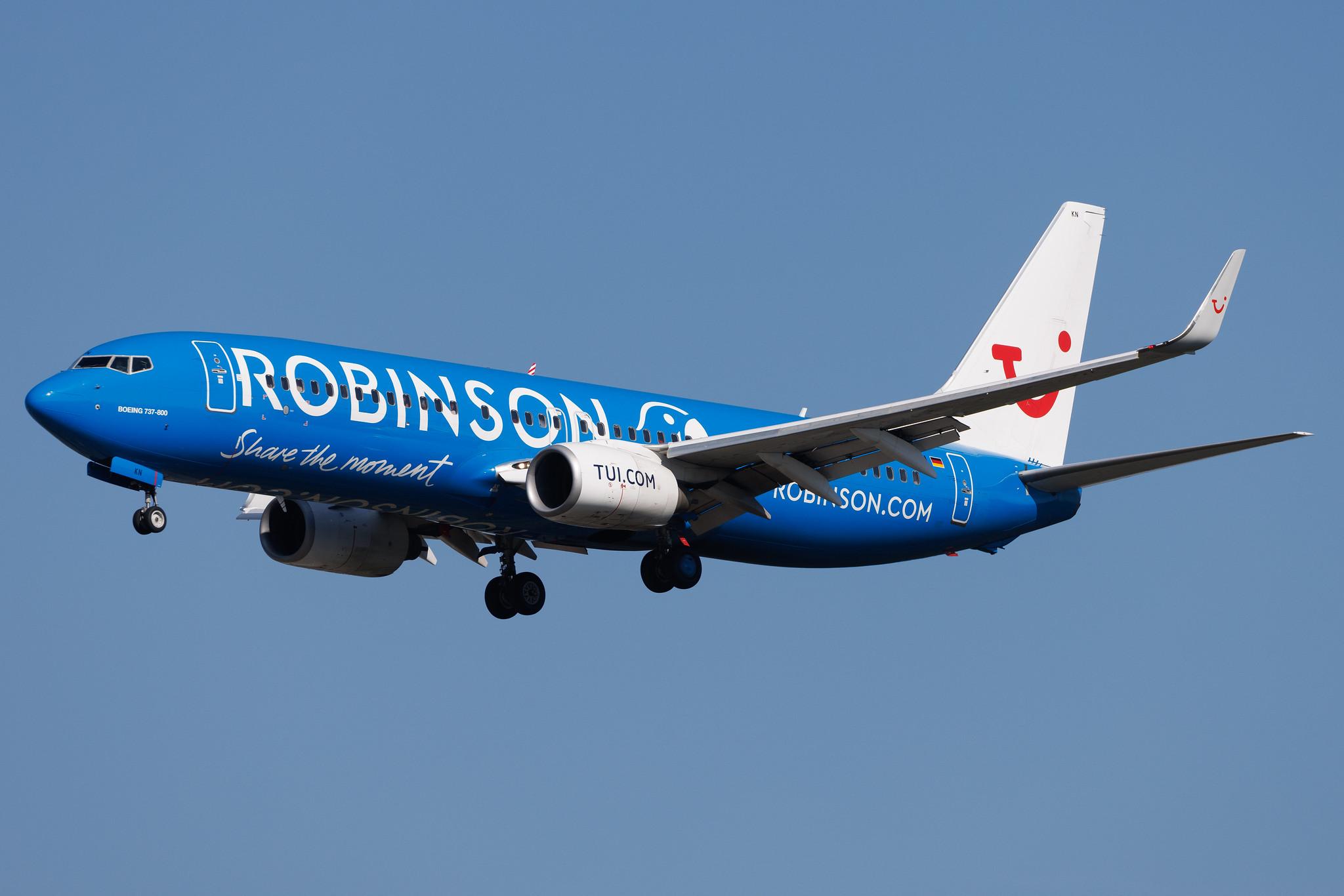 Frankfurt Airport: TUI (X3 / TUI) | Livery: Robinson Club Resorts Livery | Operator: TUI fly | Boeing 737-86J B738 | D-ABKN | MSN 37756