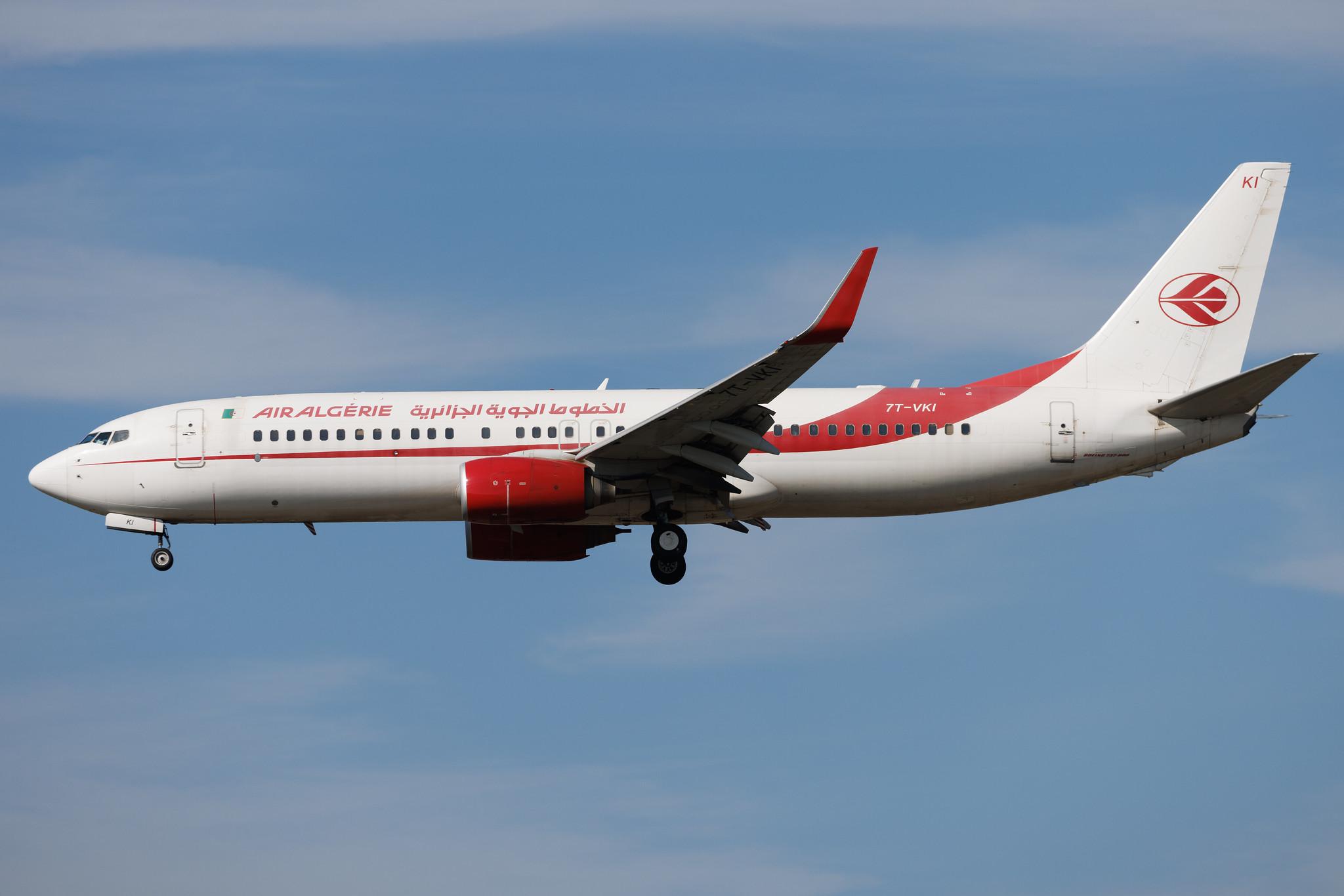 Frankfurt Airport: Air Algerie (AH / DAH) | Boeing 737-8D6 B738 | 7T-VKI | MSN 40683