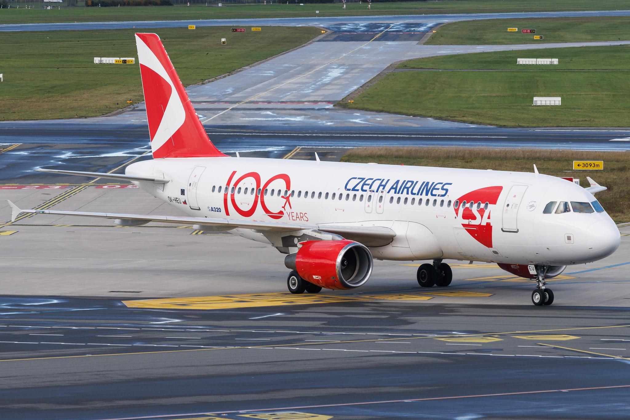 Hamburg Airport: Czech Airlines (OK / CSA) | Livery: 100 Years Livery | Airbus A320-214 A320 | OK-HEU | MSN 01885