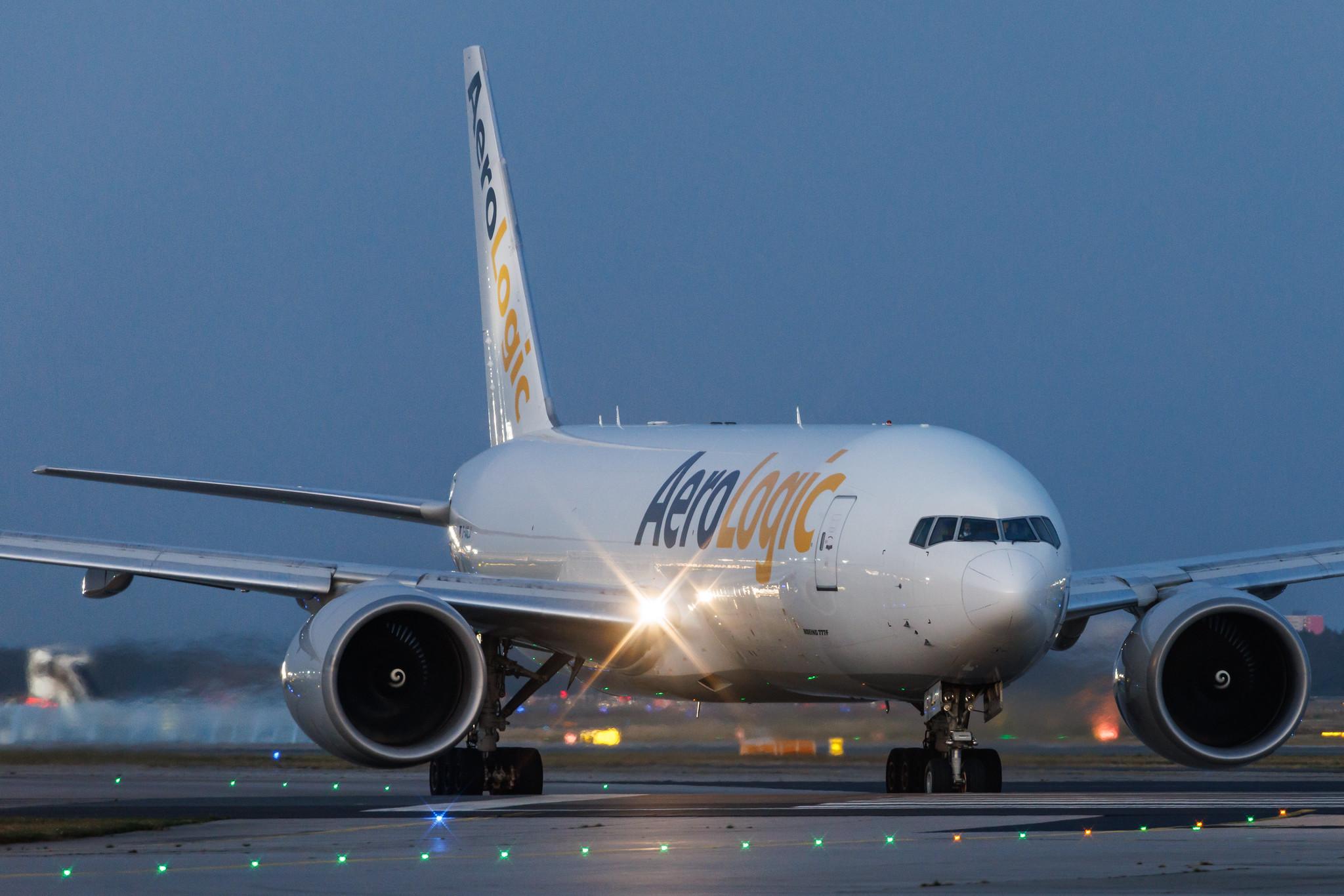 Frankfurt Airport: AeroLogic (3S / BOX) | Boeing 777-F6N B77L | D-AALJ | MSN 37710