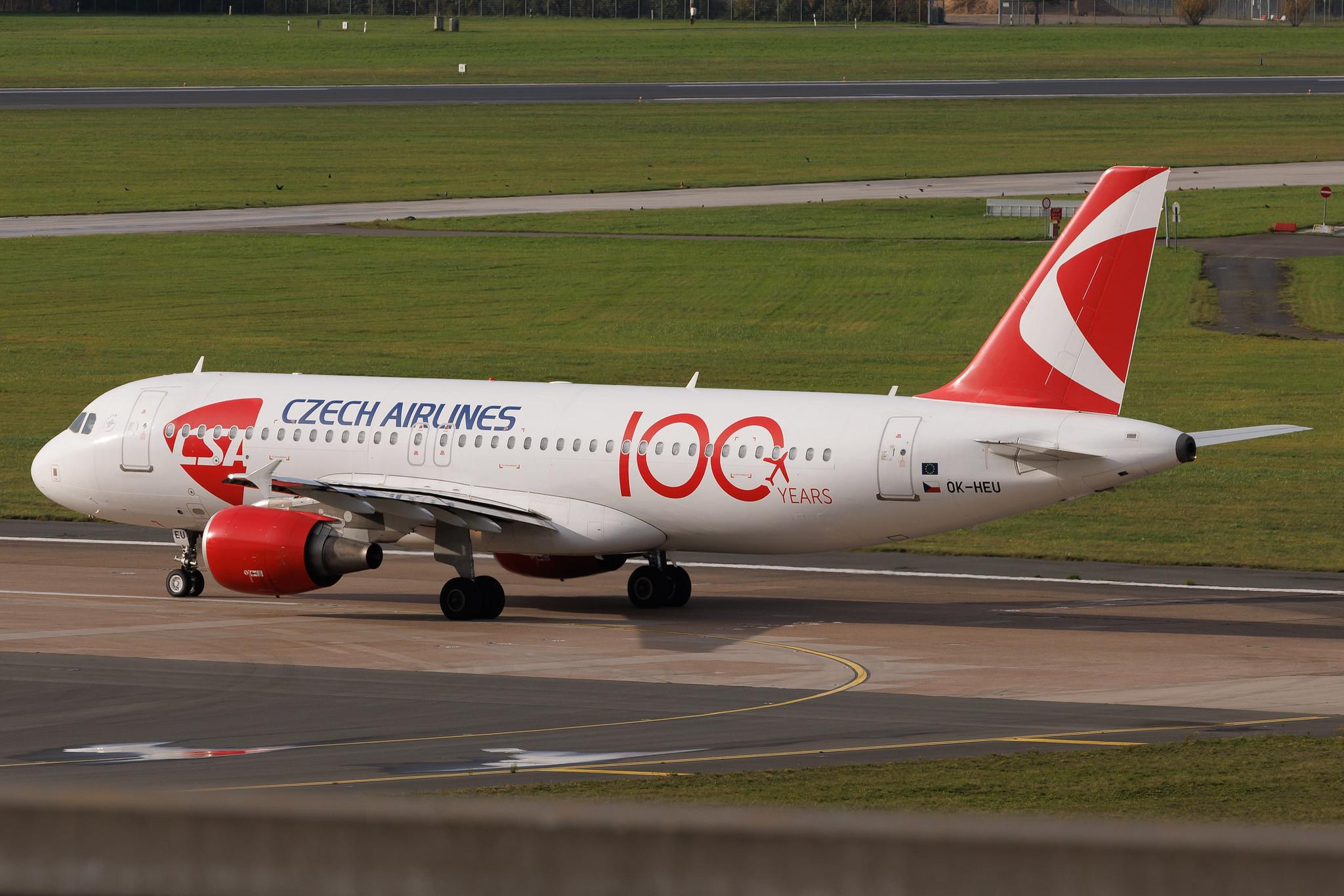 Hamburg Airport: Czech Airlines (OK / CSA) | Livery: 100 Years Livery | Airbus A320-214 A320 | OK-HEU | MSN 01885
