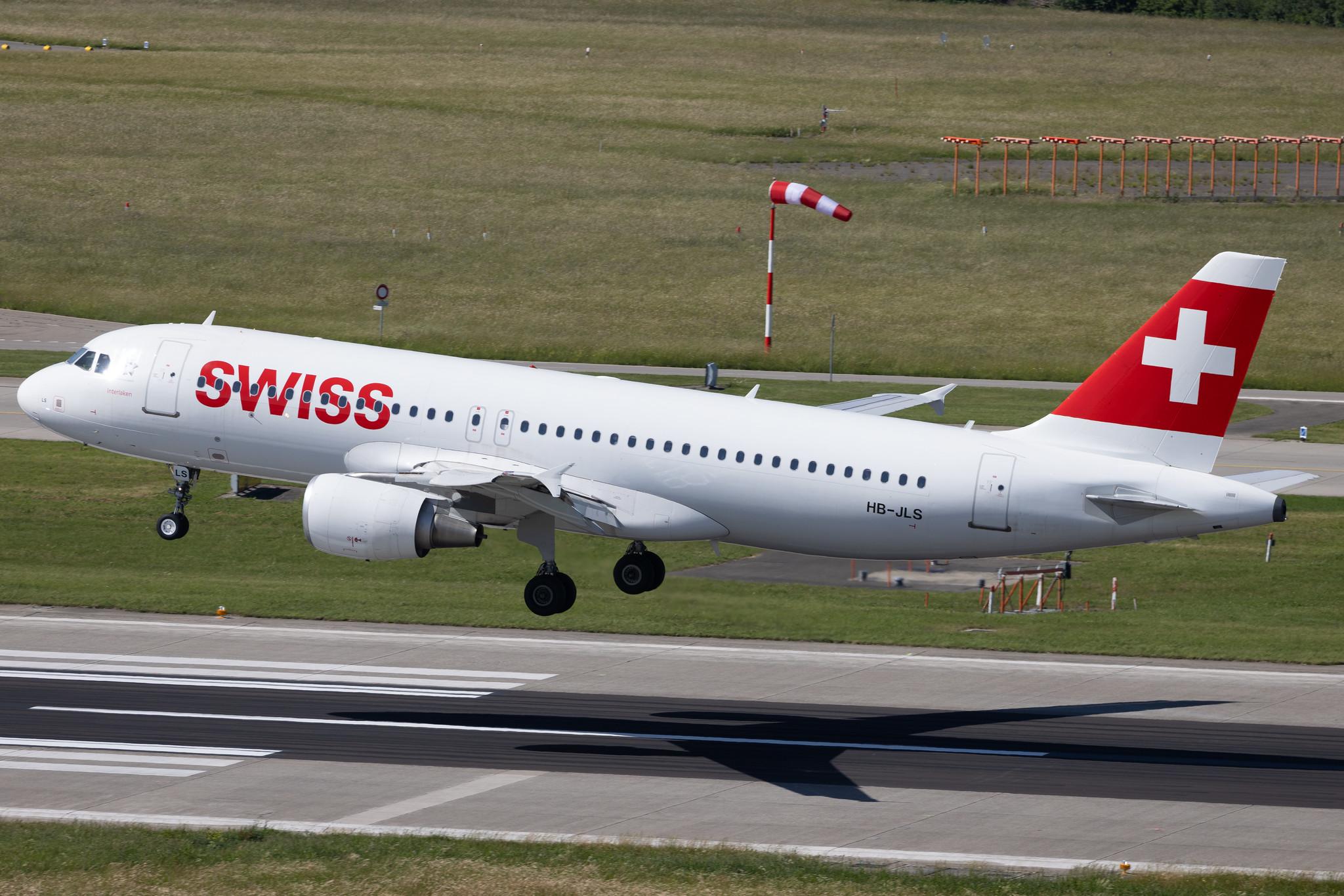 Flughafen Zürich: Swiss (LX / SWR) | Airbus A320-214 A320 | HB-JLS | MSN 5069