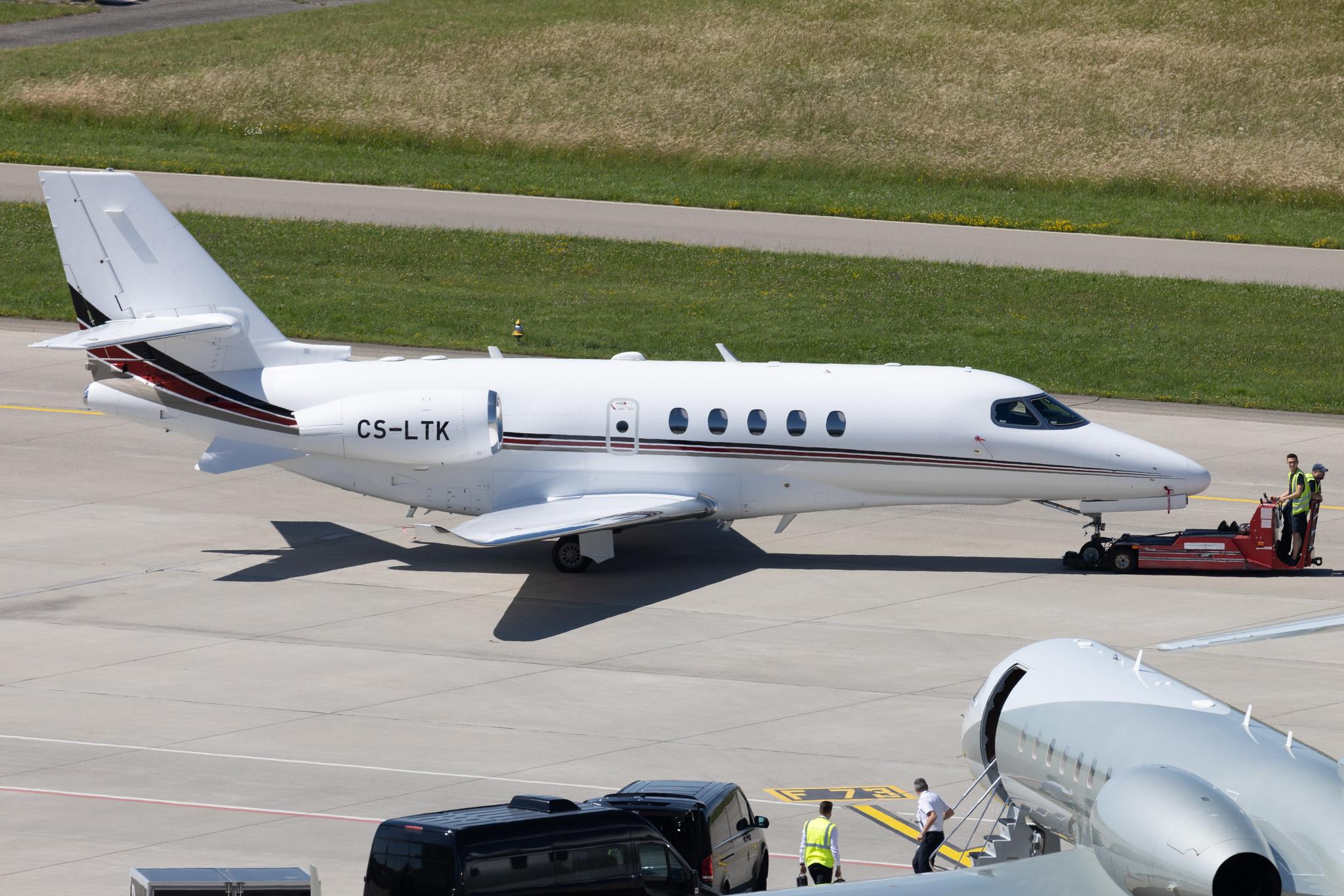Flughafen Zürich: NetJets Europe (/ NJE) | Cessna 680A Citation Latitude C68A | CS-LTK | MSN 680A-0183