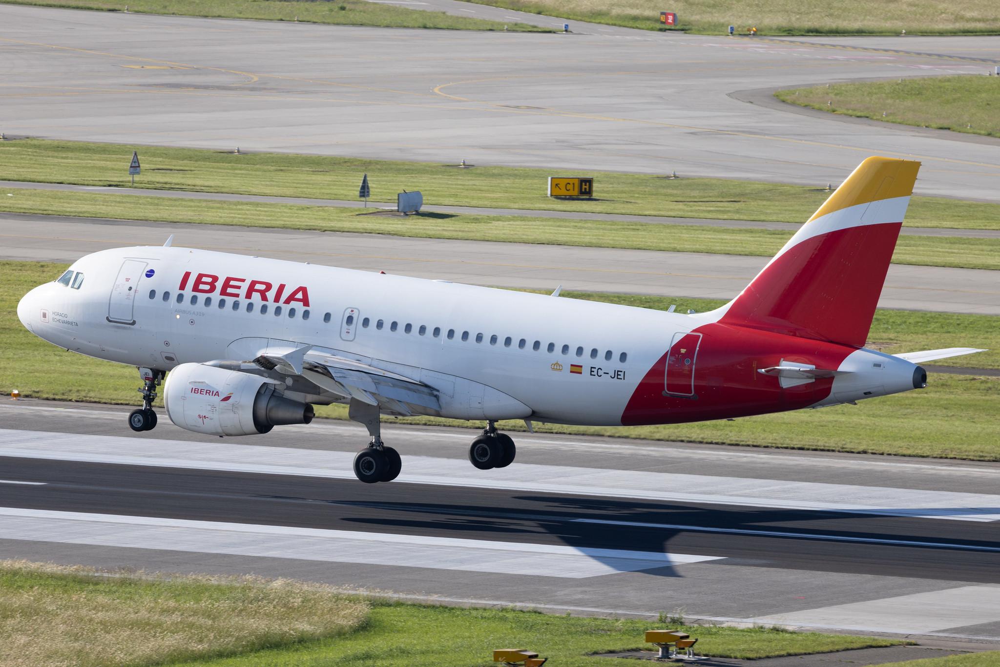 Flughafen Zürich: Iberia (IB / IBE) | Airbus A319-111 A319 | EC-JEI | MSN 2311