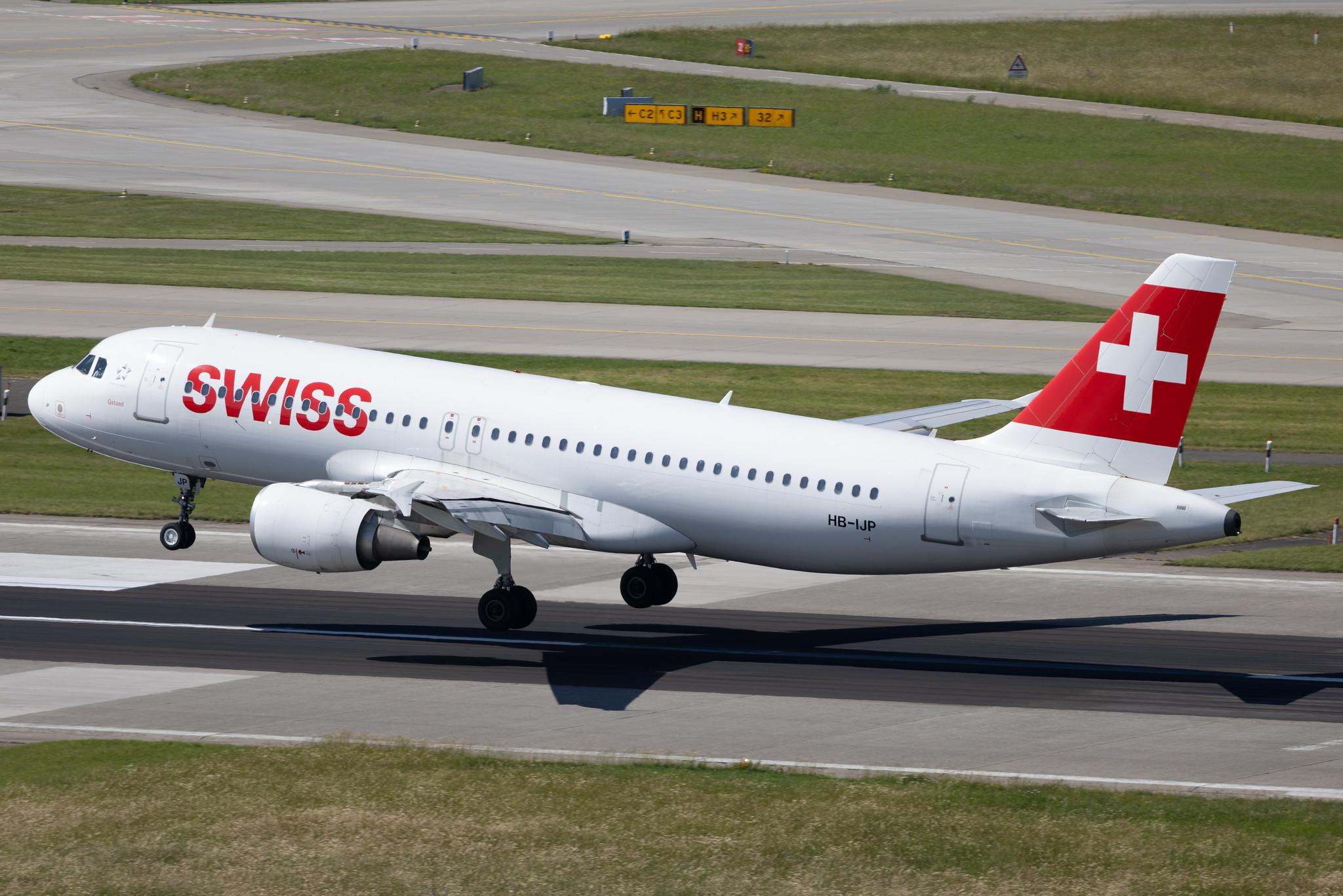 Flughafen Zürich: Swiss (LX / SWR) | Airbus A320-214 A320 | HB-IJP | MSN 0681
