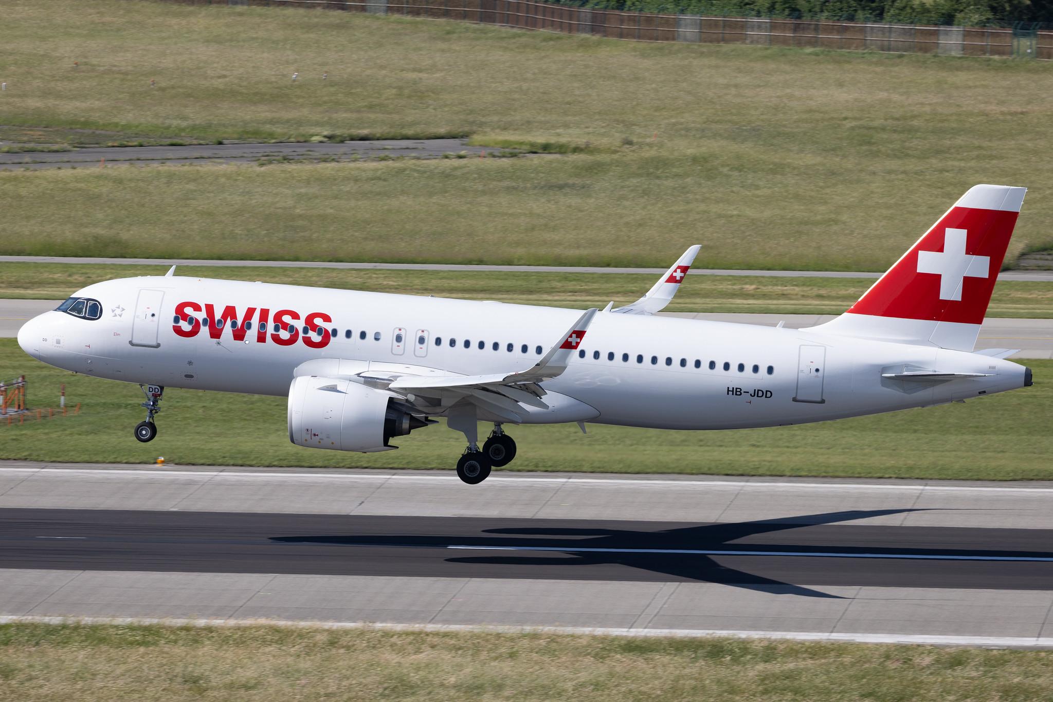 Flughafen Zürich: Swiss (LX / SWR) | Airbus A320-271N A20N | HB-JDD | MSN 10944
