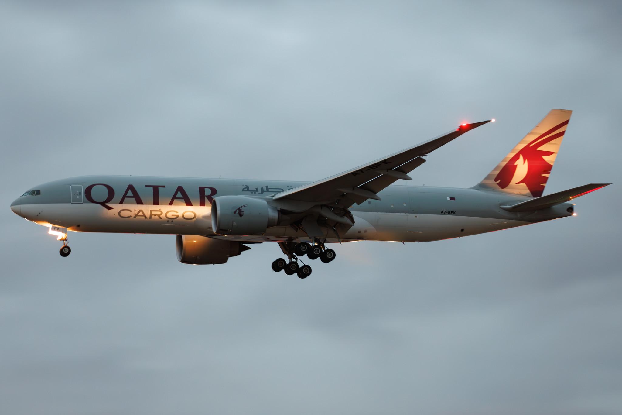 Frankfurt Airport: Qatar Cargo (QR / QTR) | Operator: Qatar Airways | Boeing 777-FDZ B77L | A7-BFK | MSN 62084