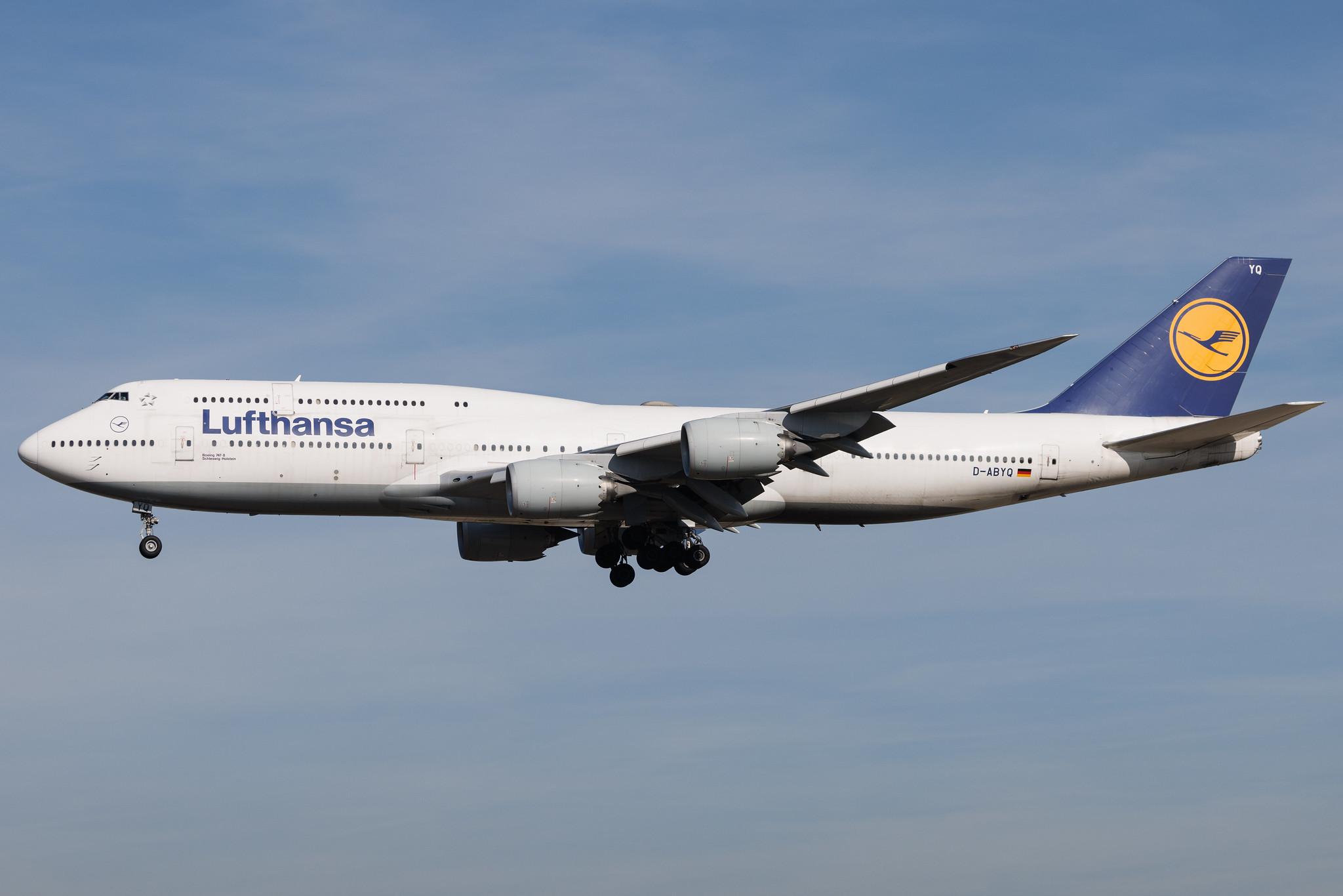 Frankfurt Airport: Lufthansa (LH / DLH) | Boeing 747-830 B748 | D-ABYQ | MSN 37840