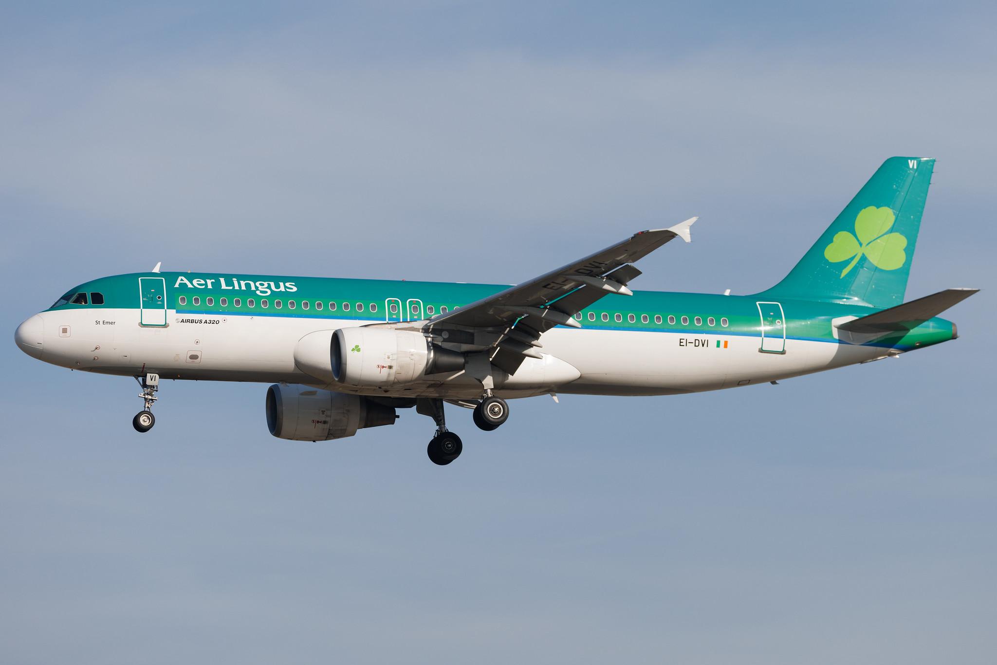 Frankfurt Airport: Aer Lingus (EI / EIN) | Airbus A320-214 A320 | EI-DVI | MSN 3501