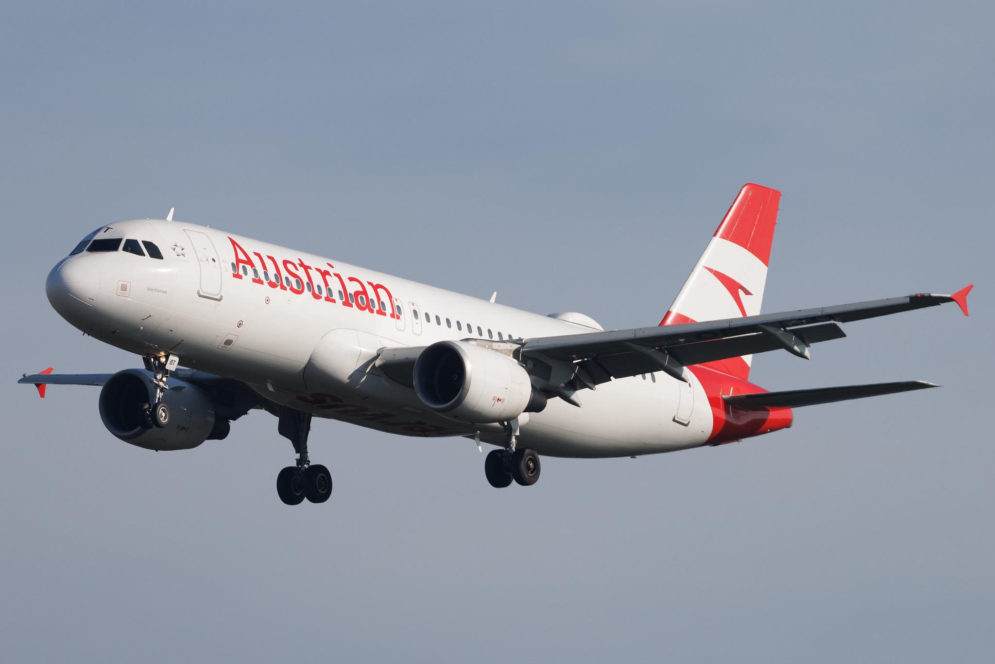 Frankfurt Airport: Austrian Airlines (OS / AUA) | Airbus A320-214 A320 | OE-LBT | MSN 1387