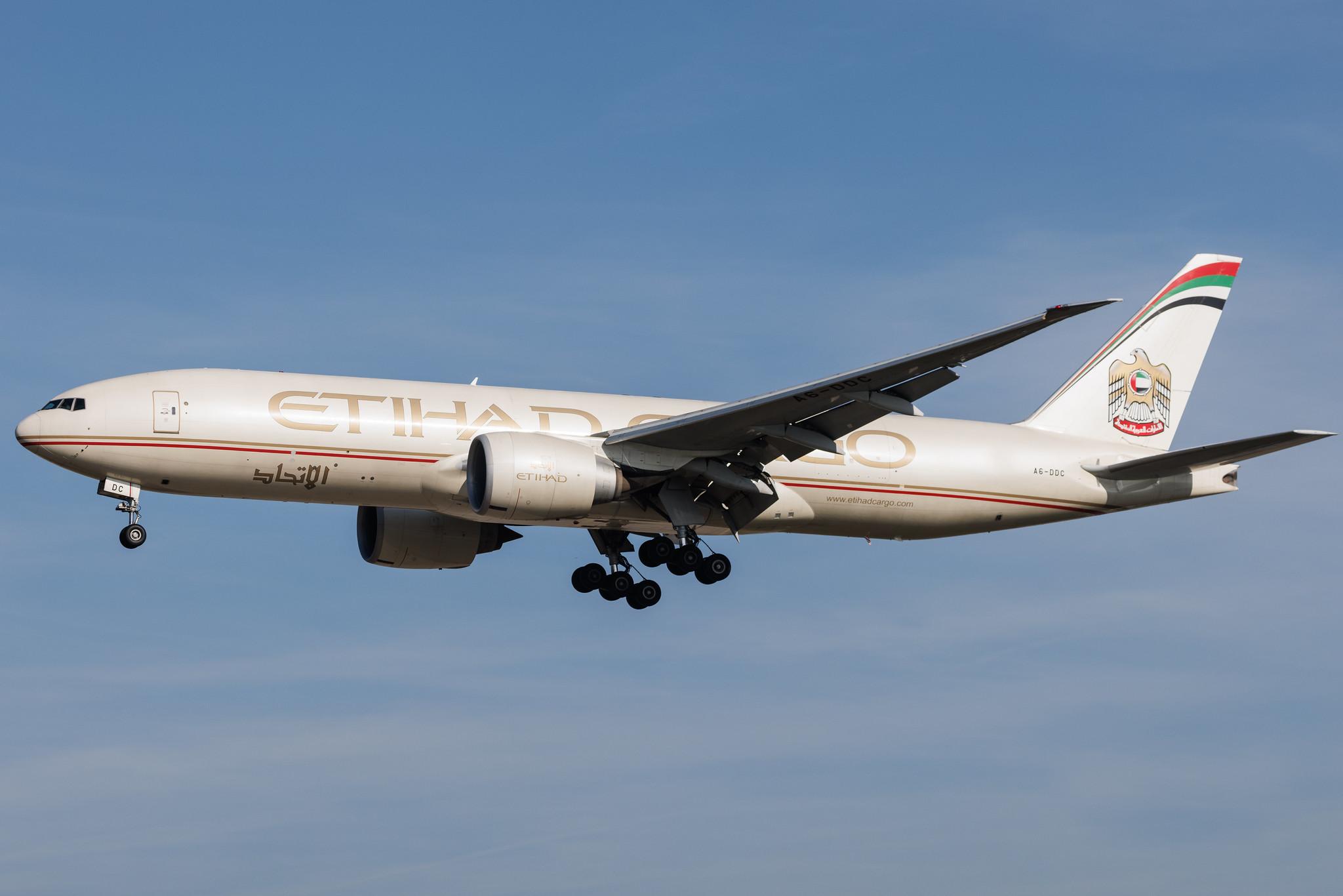 Frankfurt Airport: Etihad Cargo (EY / ETD) | Operator: Etihad Airways | Boeing 777-FFX B77L | A6-DDC | MSN 39691