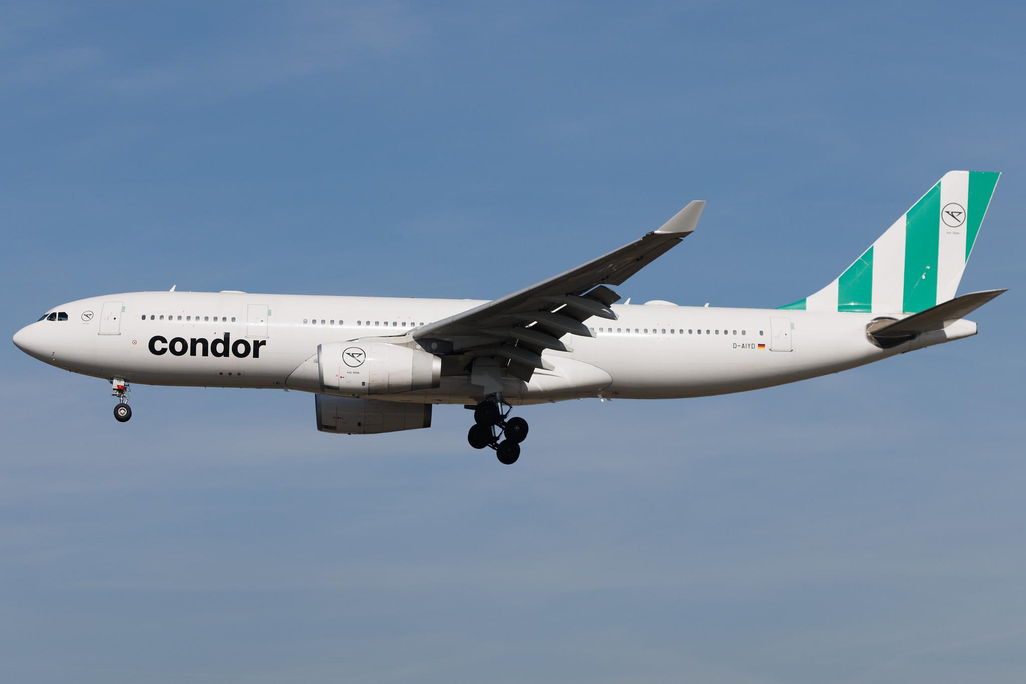 Frankfurt Airport: Condor (DE / CFG) | Airbus A330-243 A332 | D-AIYD | MSN 991