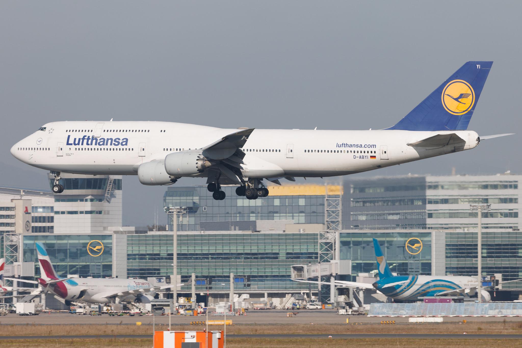 Frankfurt Airport: Lufthansa (LH / DLH) | Boeing 747-830 B748 | D-ABYI | MSN 37833