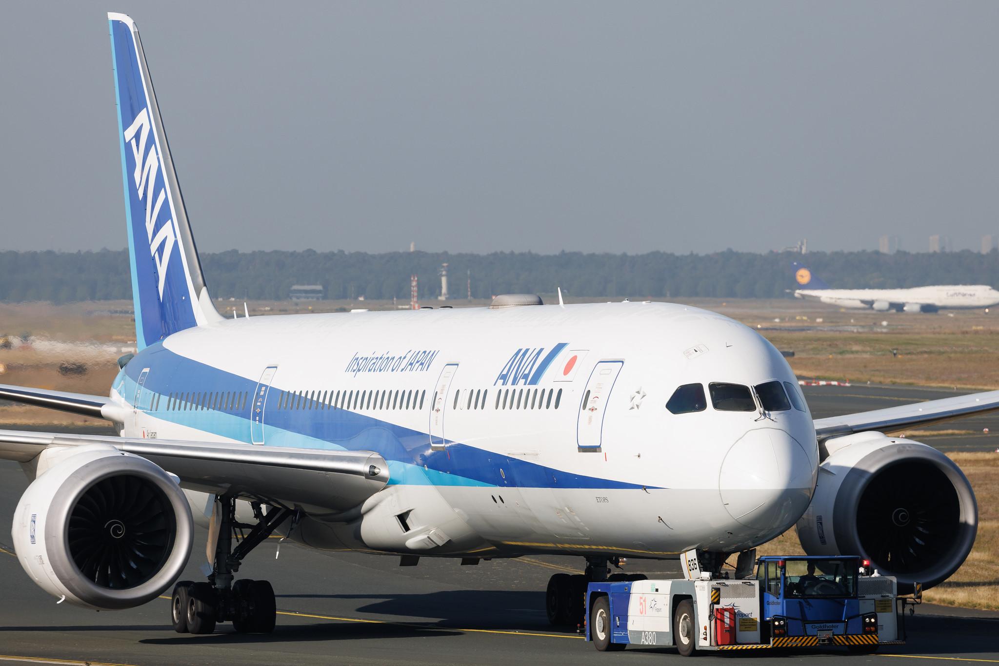 Frankfurt Airport: All Nippon Airways (NH / ANA) | Operator: Air Japan | Boeing 787-9 Dreamliner B789 | JA836A | MSN 34527