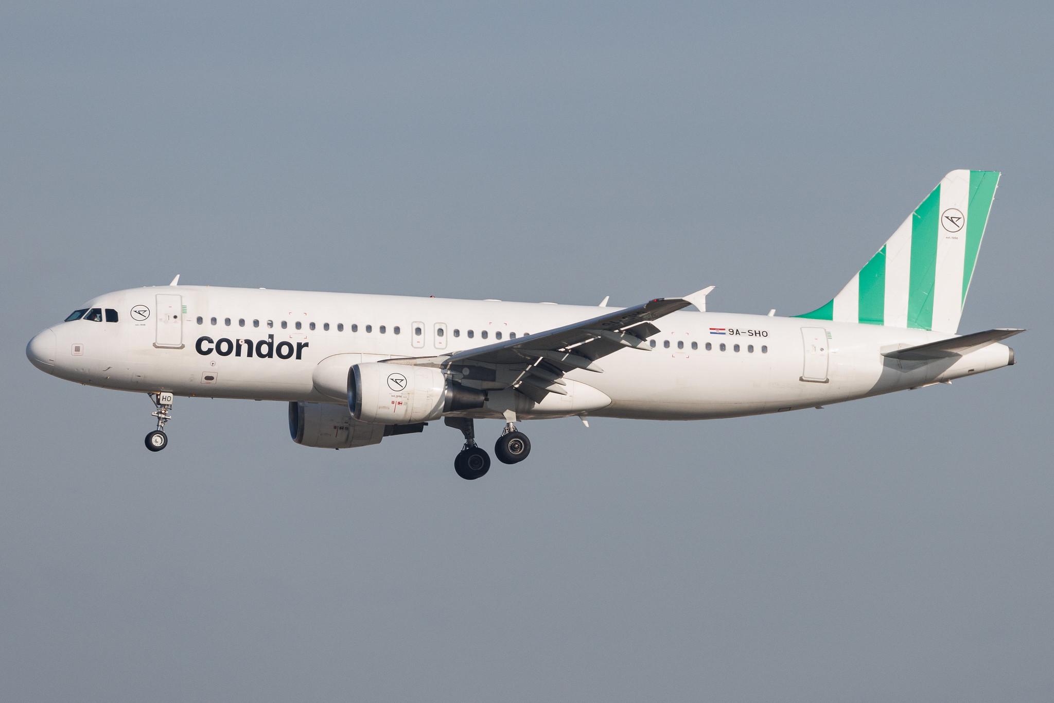 Frankfurt Airport: Condor (DE / CFG) | Operator: Fly Air41 | Airbus A320-214 A320 | 9A-SHO | MSN 03840