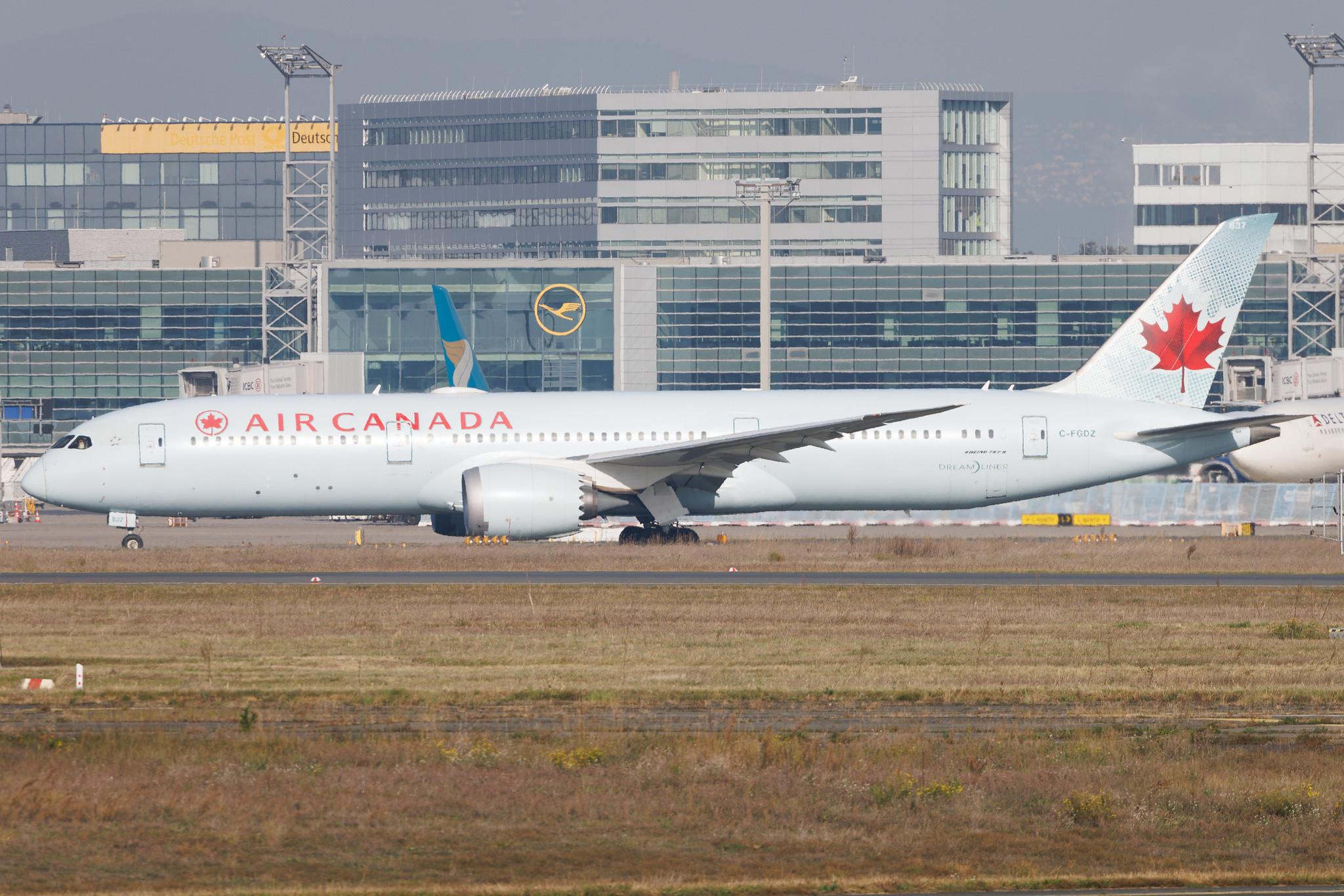 Frankfurt Airport: Air Canada (AC / ACA) | Boeing 787-9 Dreamliner B789 | C-FGDZ | MSN 37173