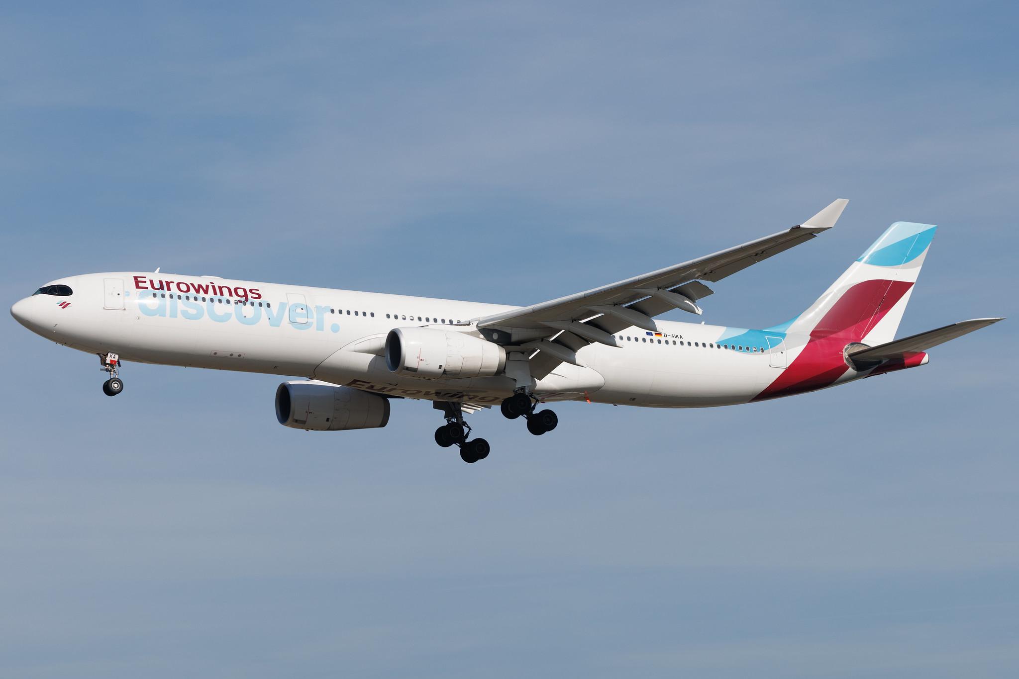 Frankfurt Airport: Discover Airlines (4Y / OCN) | Airbus A330-343 A333 | D-Aika | MSN 0570