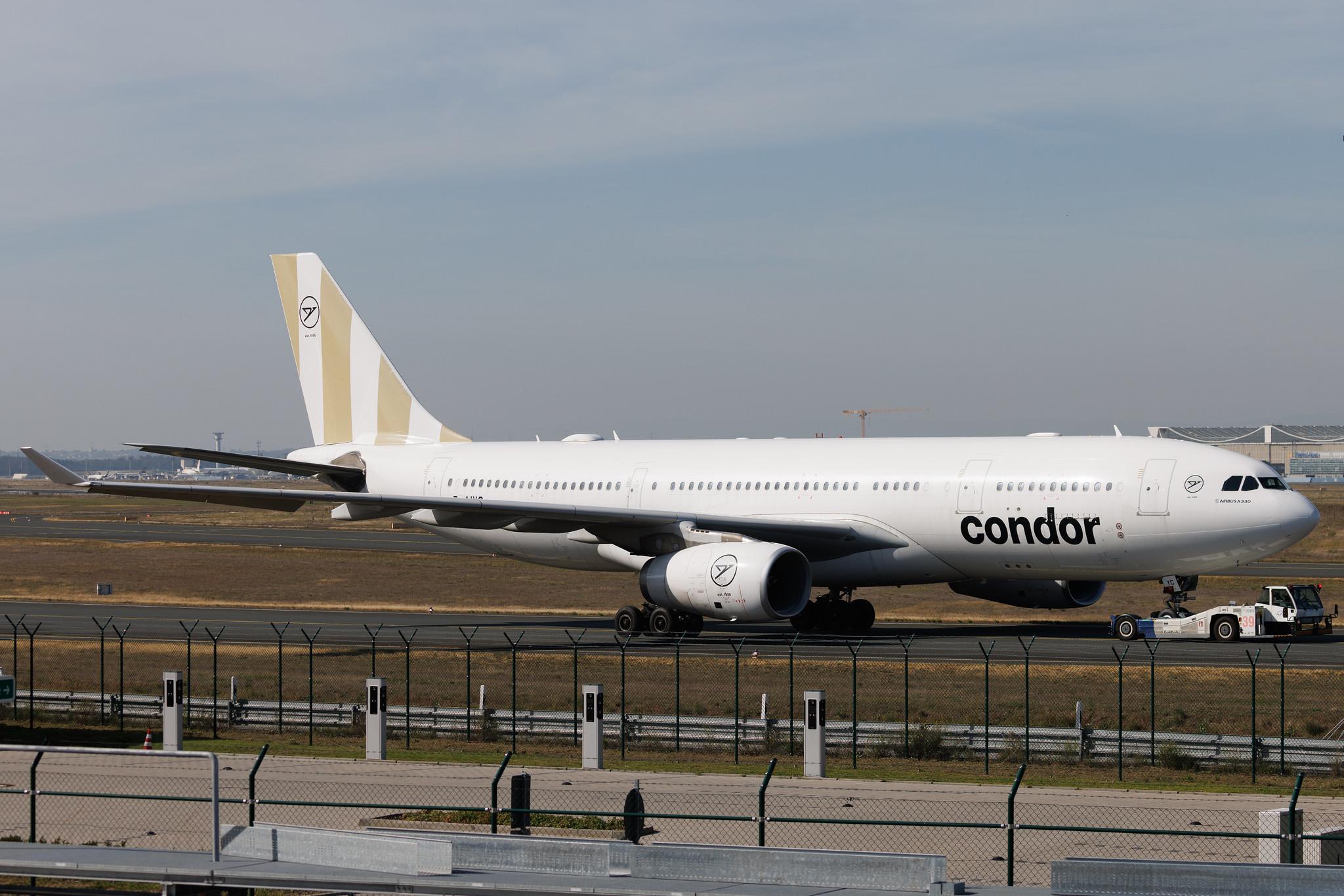 Frankfurt Airport: Condor (DE / CFG) | Airbus A330-243 A332 | D-AIYC | MSN 0975