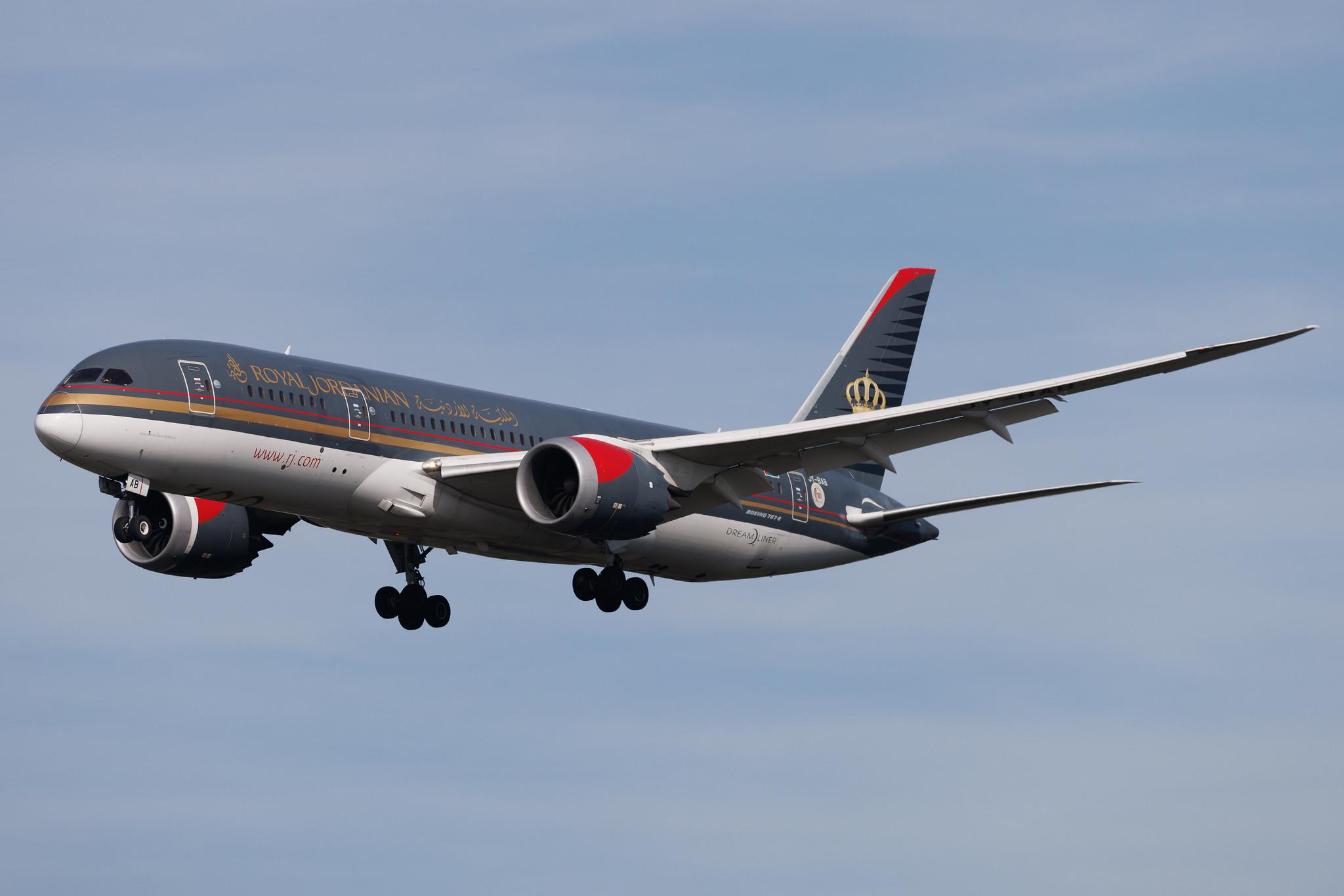 Frankfurt Airport: Royal Jordanian (RJ / RJA) | Boeing 787-8 Dreamliner B788 | JY-BAB | MSN 35319