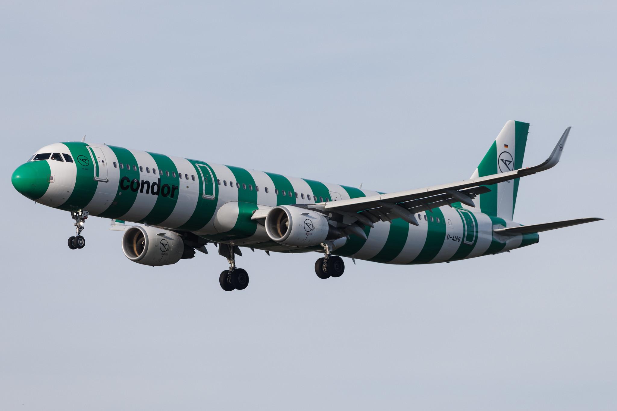 Frankfurt Airport: Condor (DE / CFG) | Airbus A321-211 A321 | D-AIAG | MSN 6590