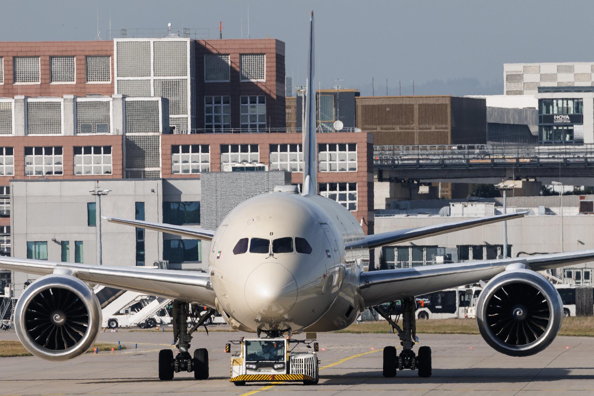 Frankfurt Airport: Etihad Airways (EY / ETD) | Boeing 787-9 Dreamliner B789 | A6-BNB | MSN 39669