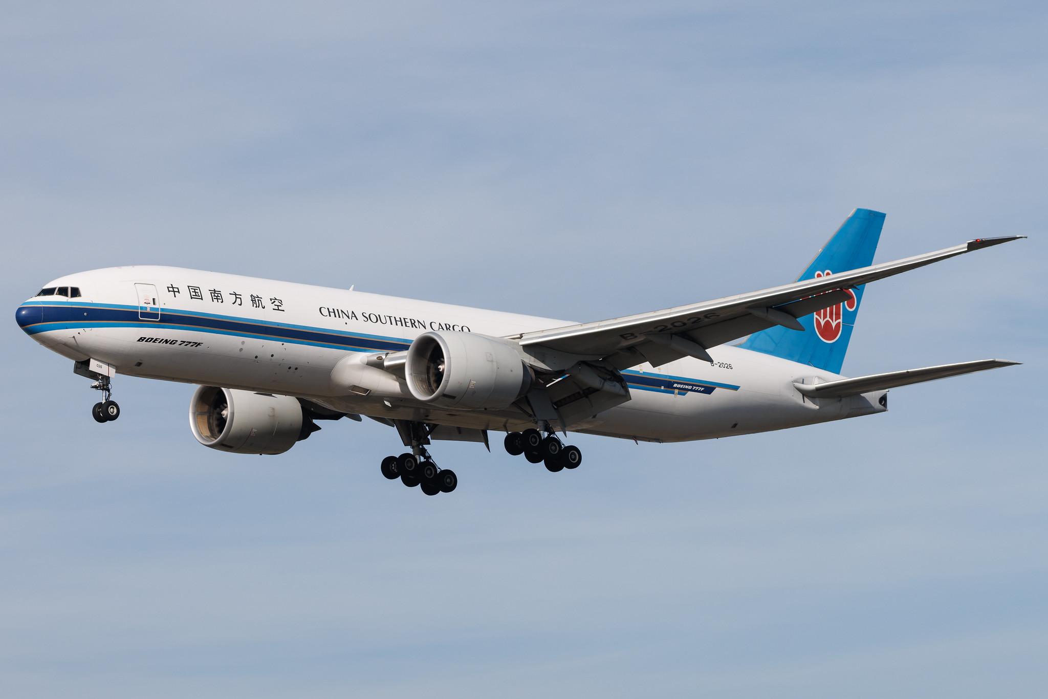 Frankfurt Airport: China Southern Cargo (CZ / CSN) | Operator: China Southern Airlines | Boeing 777-F1B B77L | B-2026 | MSN 41635