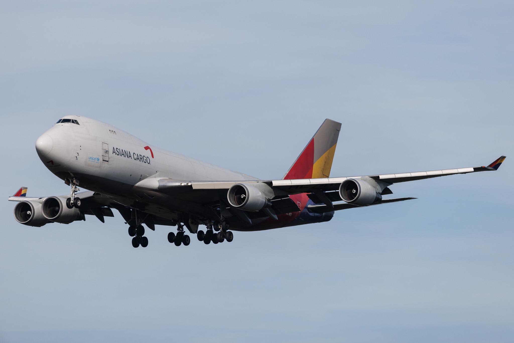Frankfurt Airport: Asiana Cargo (OZ / AAR) | Operator: Asiana Airlines | Boeing 747-48EF(SCD) B744 | HL7419 | MSN 25781
