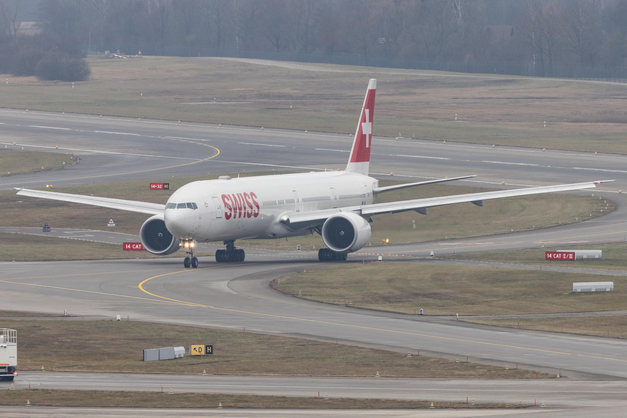 Flughafen Zürich: Swiss (LX / SWR) | Boeing 777-300(ER) B77W | HB-JNL | MSN 66092
