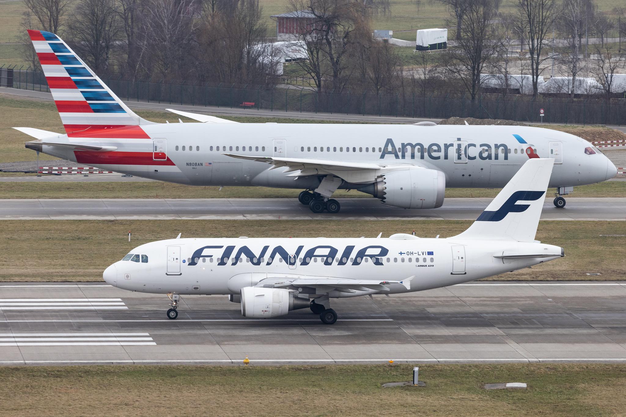 Flughafen Zürich: Finnair (AY / FIN) | Airbus A319-112 A319 | OH-LVI | MSN 1364