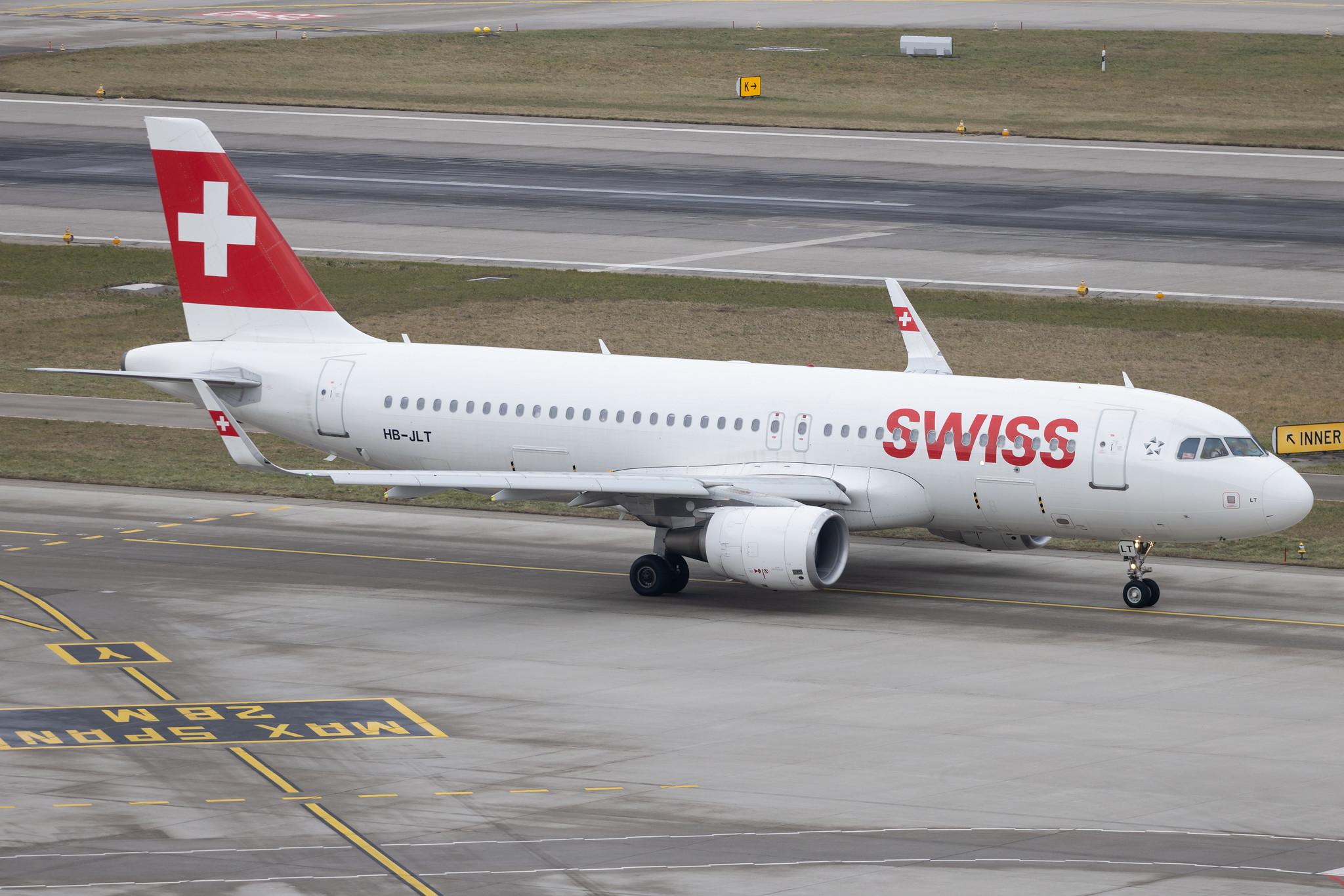 Flughafen Zürich: Swiss (LX / SWR) | Airbus A320-214 A320 | HB-JLT | MSN 5518