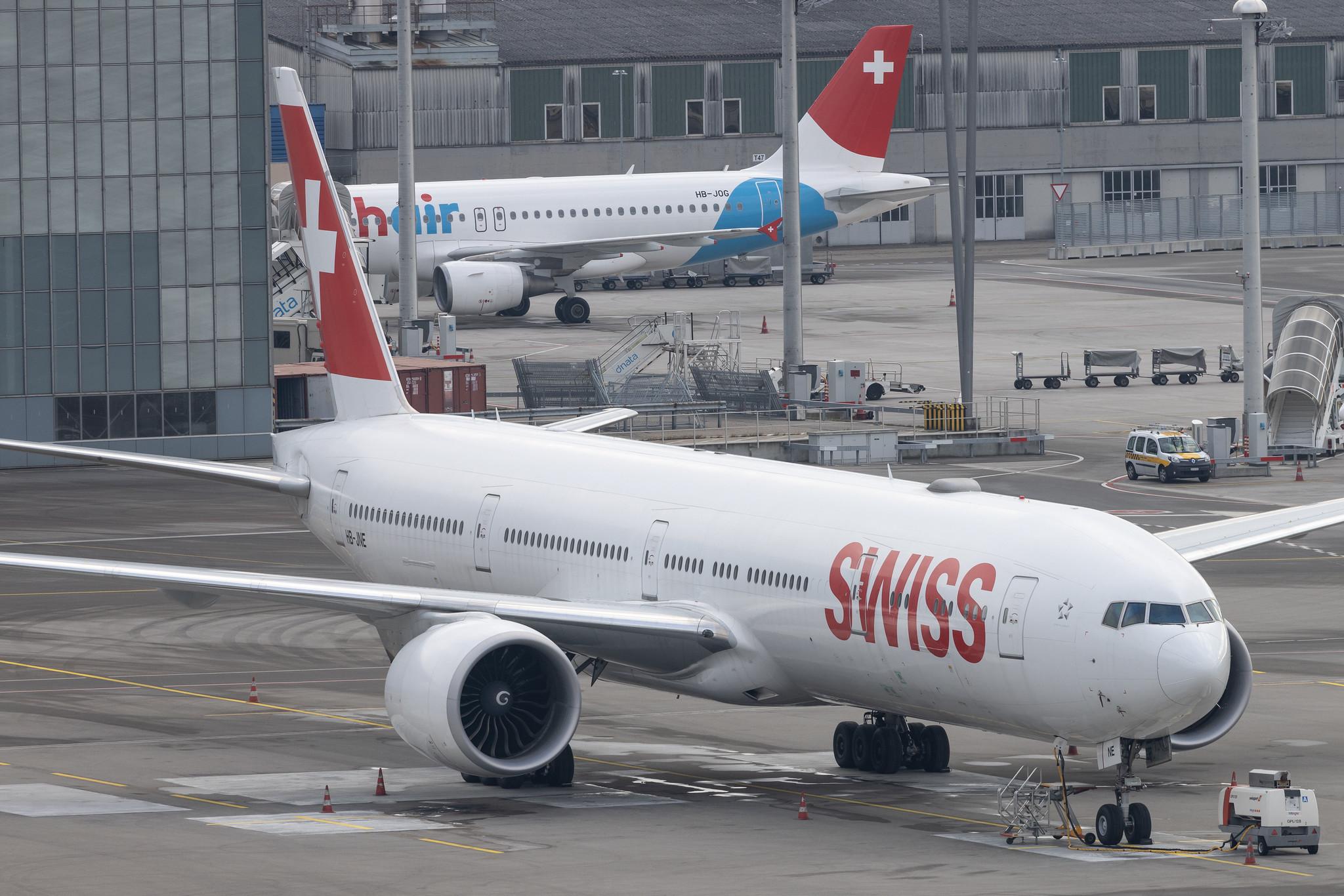 Flughafen Zürich: Swiss (LX / SWR) | Boeing 777-3DE(ER) B77W | HB-JNE | MSN 44586