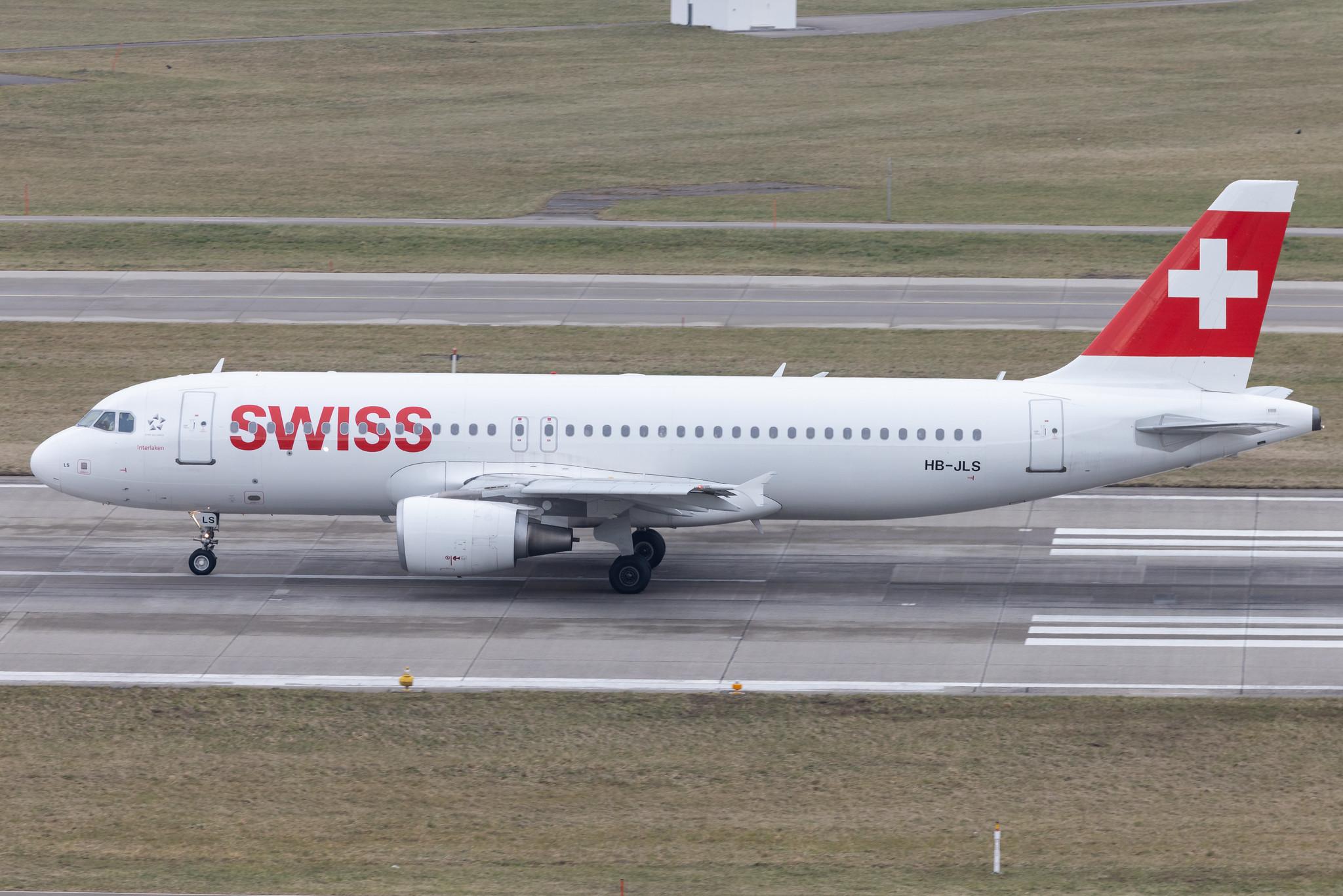 Flughafen Zürich: Swiss (LX / SWR) | Airbus A320-214 A320 | HB-JLS | MSN 5069