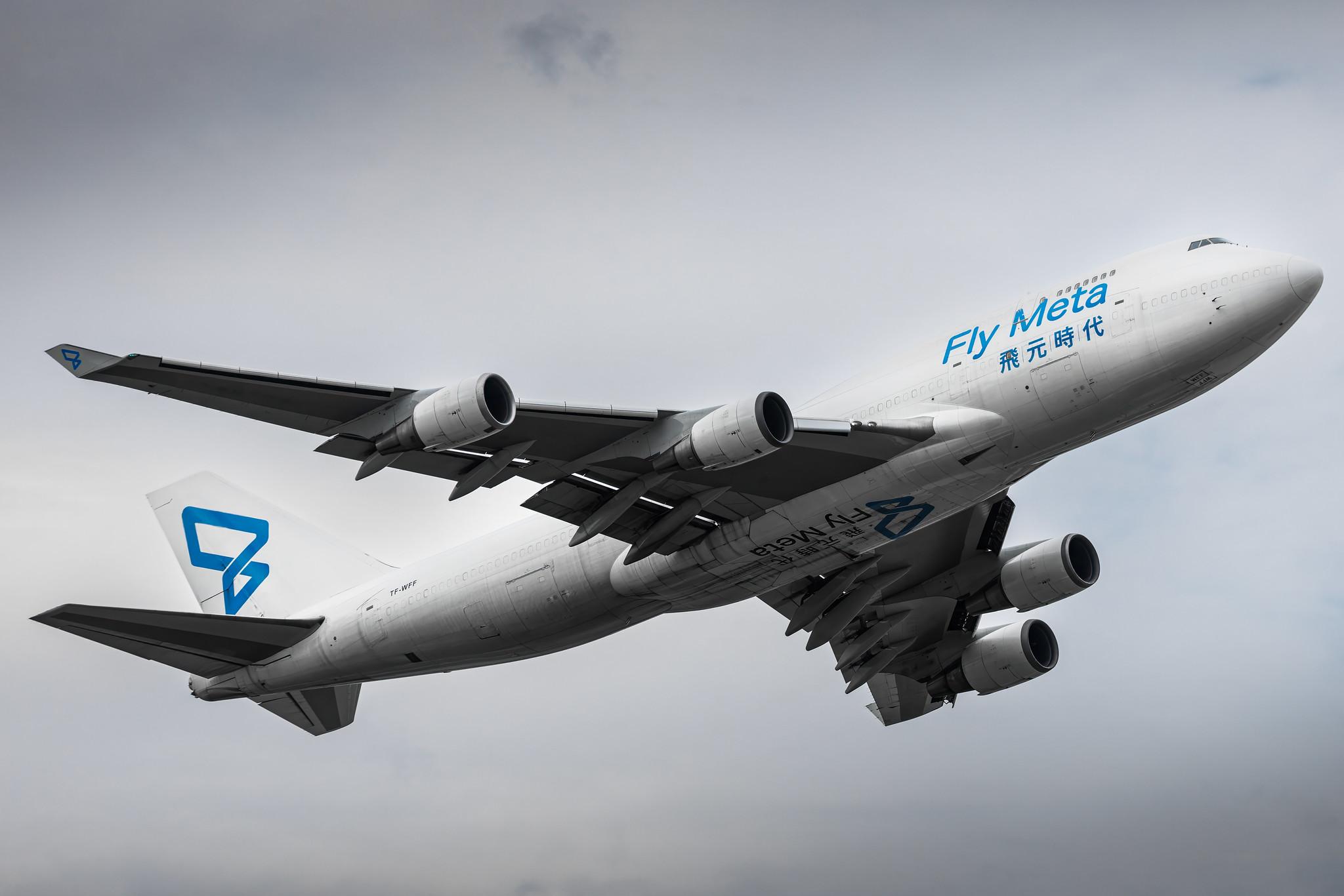 London Heathrow: Fly Meta | Boeing 747-446(BDSF) B744 | TF-WFF | MSN 26343