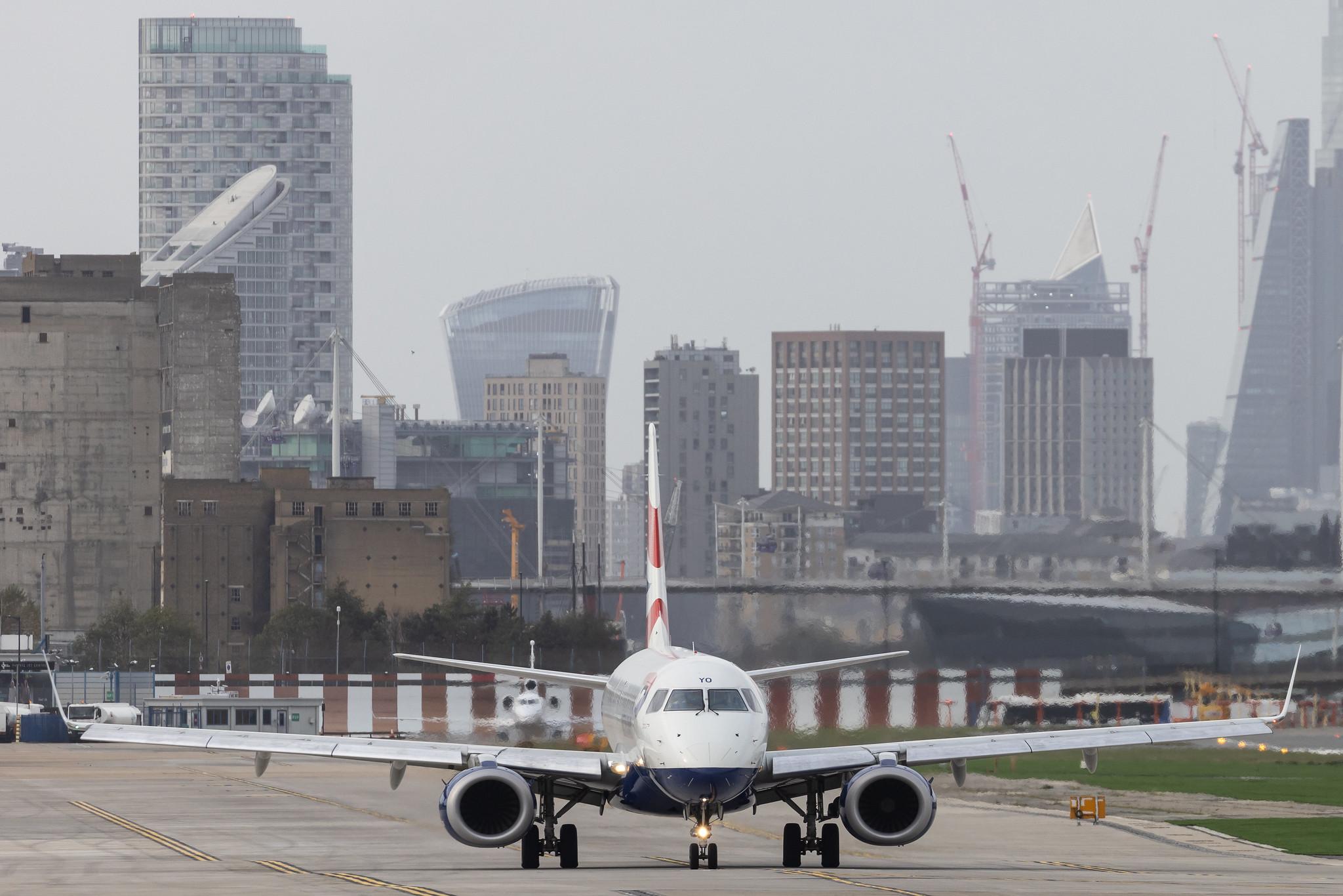 London City Airport: British Airways (BA / BAW) | Operator: BA CityFlyer | E190 | G-LCYO | MSN 19000430