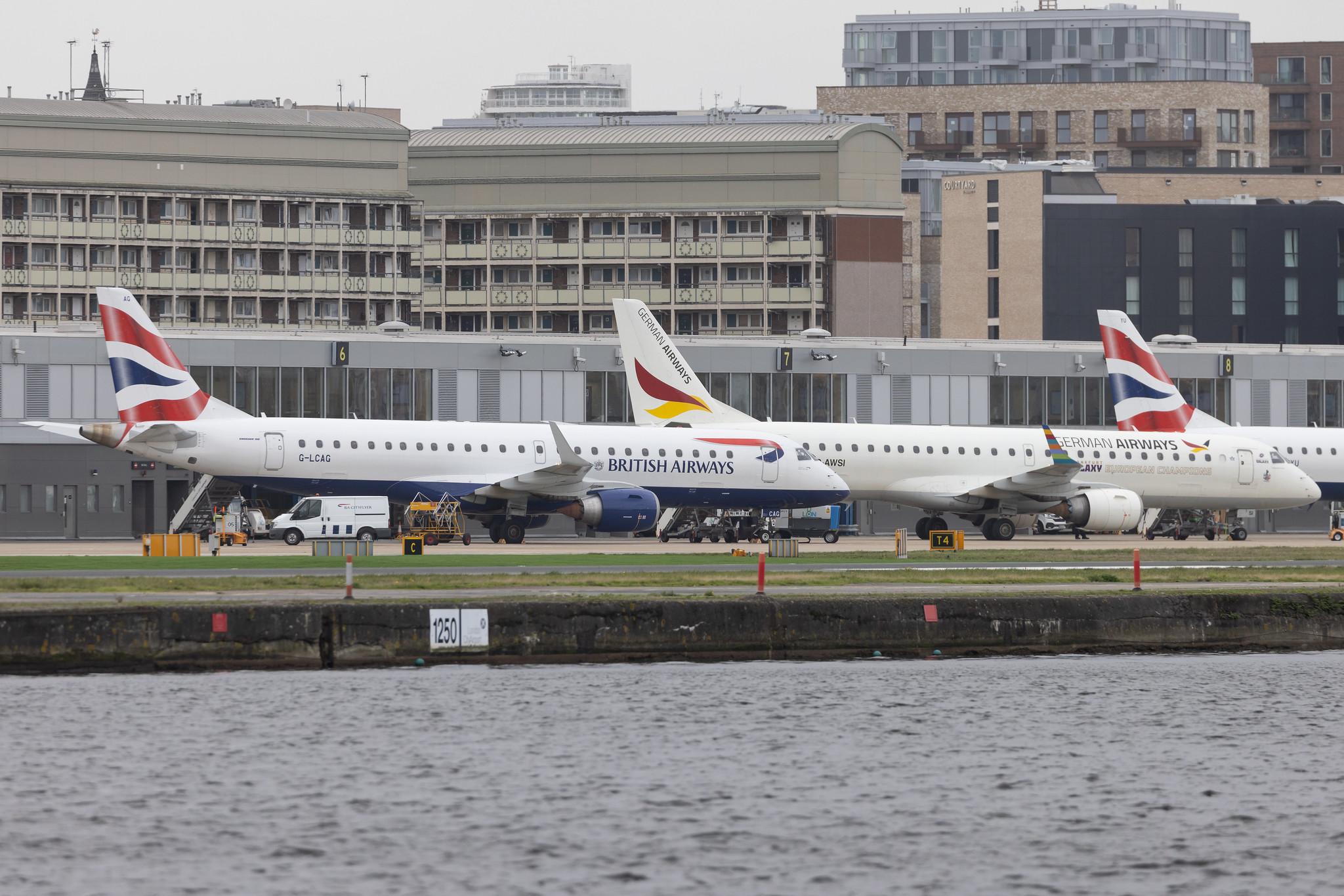 London City Airport: British Airways (BA / BAW) | Operator: BA CityFlyer | Embraer E190SR E190 | G-LCAG | MSN 19000560