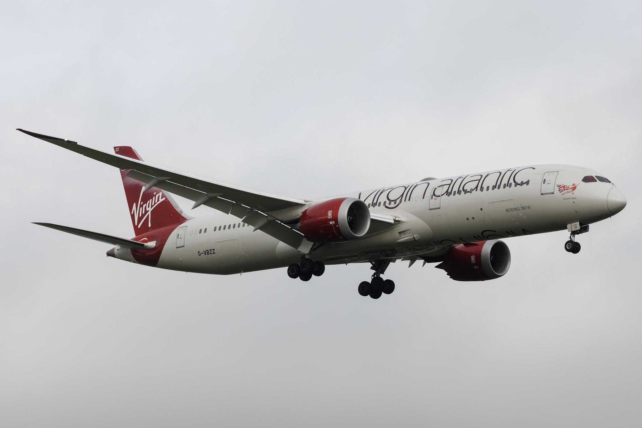 London Heathrow: Virgin Atlantic (VS / VIR) | Boeing 787-9 Dreamliner B789 | G-VBZZ | MSN 37976