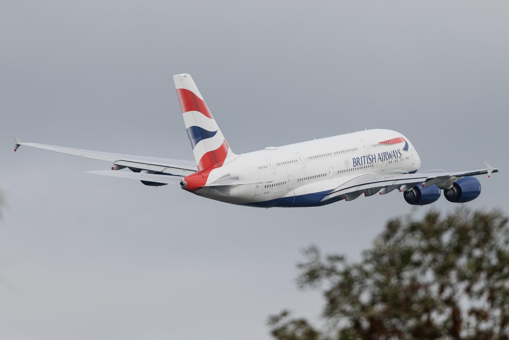 London Heathrow: British Airways (BA / BAW) | Airbus A380-841 A388 | G-XLEJ | MSN 192