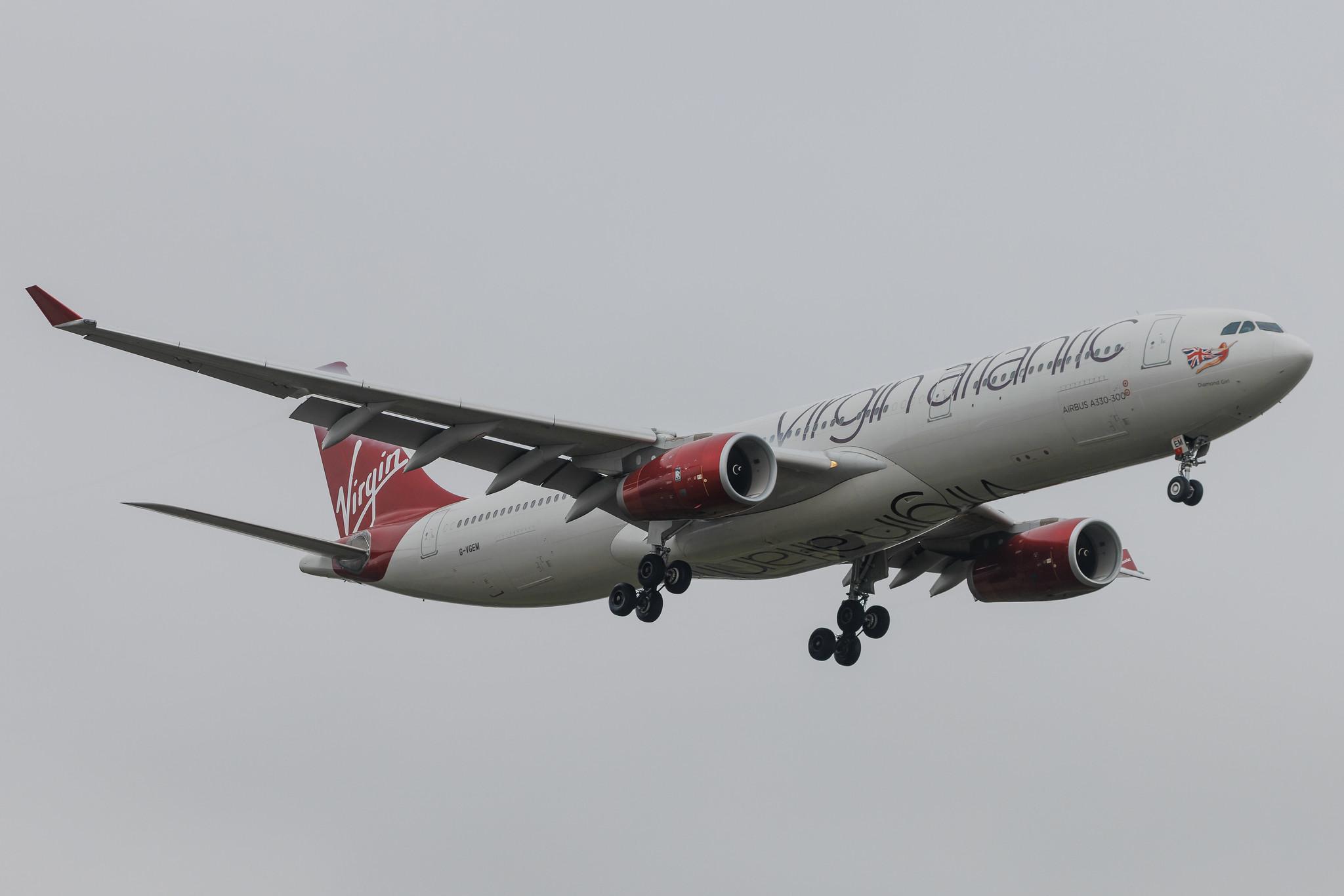 London Heathrow: Virgin Atlantic (VS / VIR) | Airbus A330-343 A333 | G-VGEM | MSN 1215