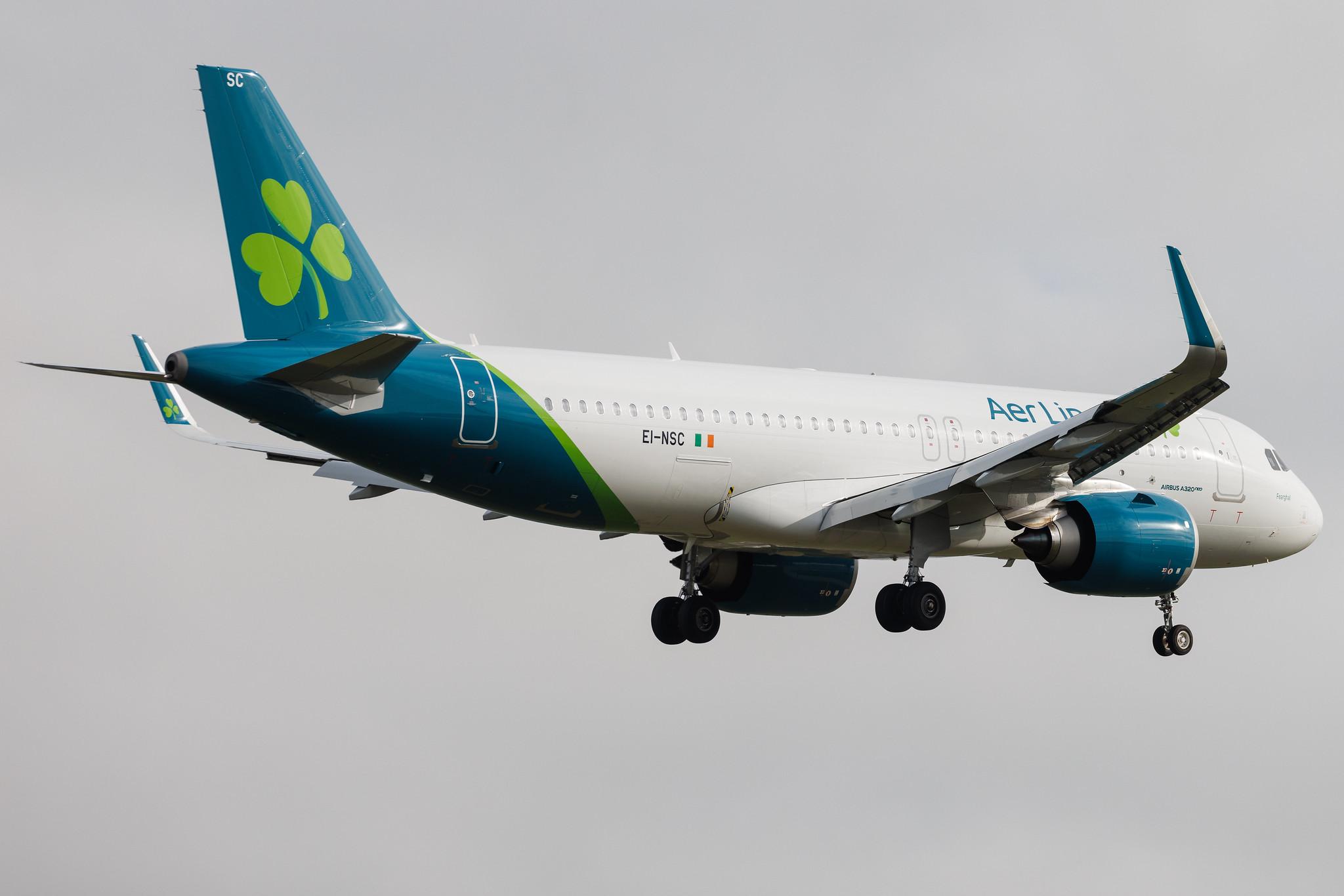 London Heathrow: Aer Lingus (EI / EIN) | Airbus A320-251N A20N | EI-NSC | MSN 11579