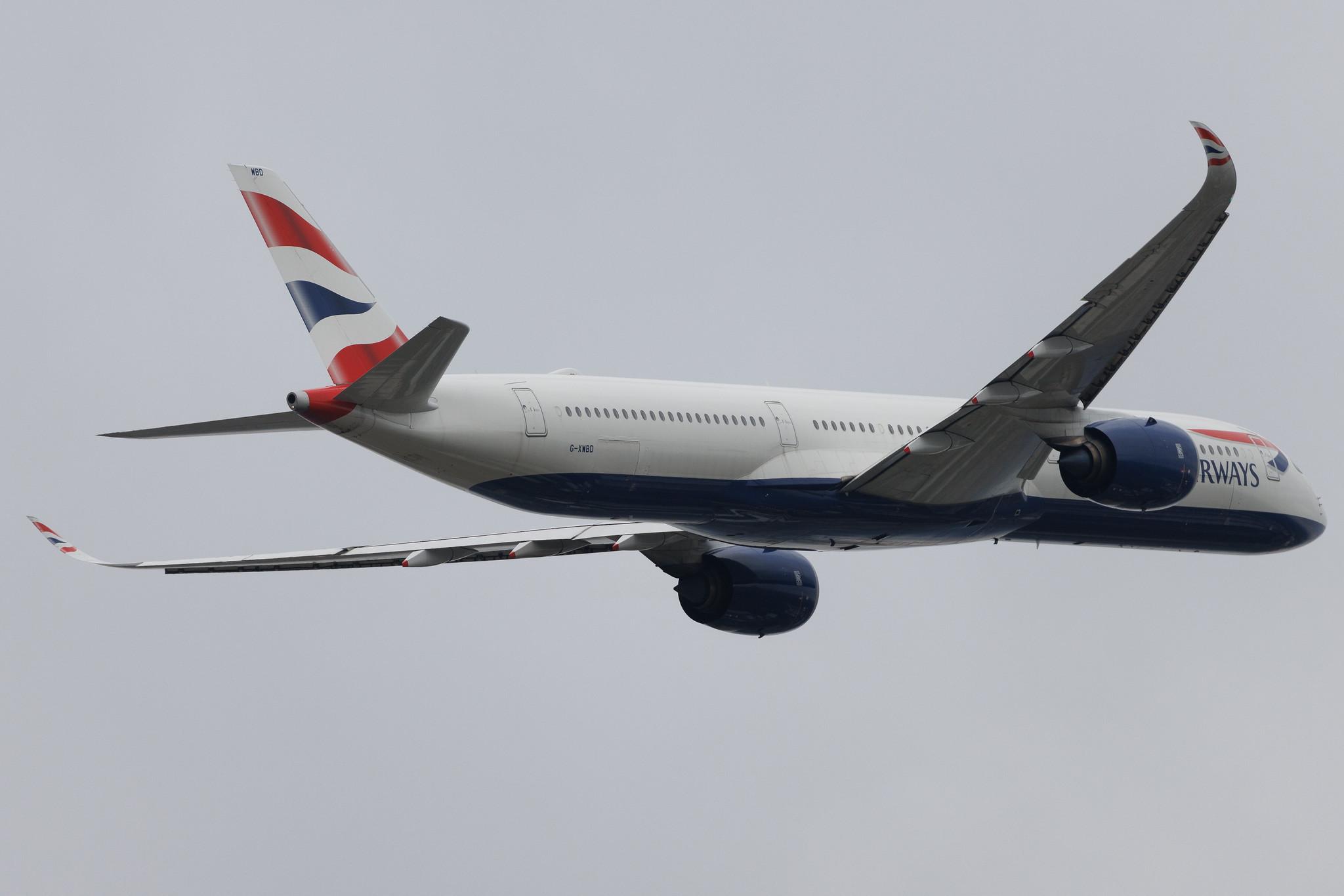 London Heathrow: British Airways (BA / BAW) | Airbus A350-1041 A35K | G-XWBD | MSN 374