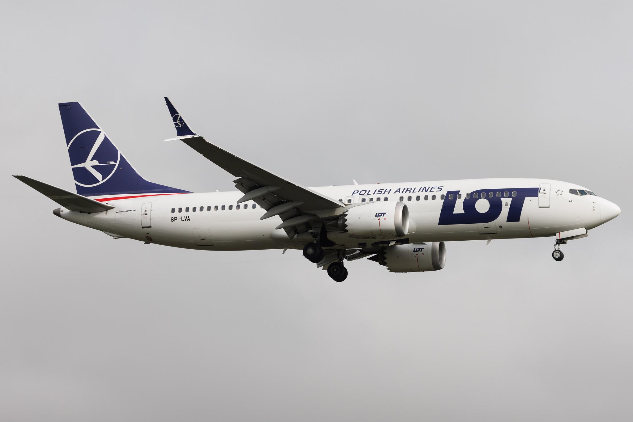 London Heathrow: LOT (LO / LOT) | Boeing 737 MAX 8 B38M | SP-LVA | MSN 64067