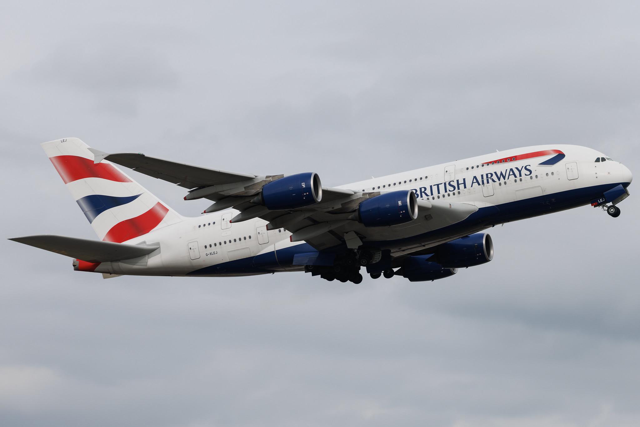 London Heathrow: British Airways (BA / BAW) | Airbus A380-841 A388 | G-XLEJ | MSN 192