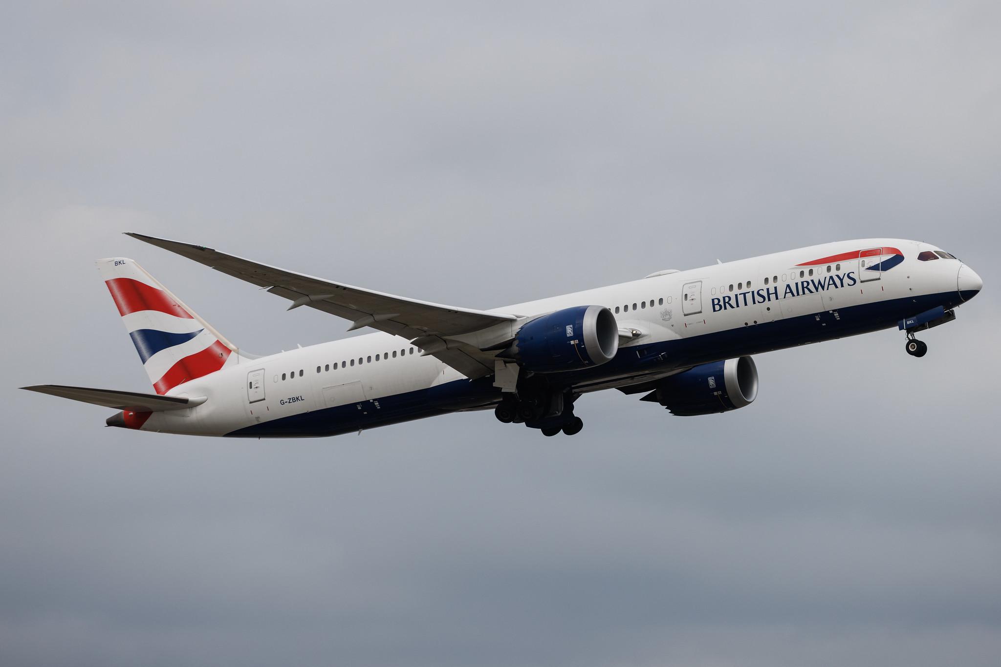 London Heathrow: British Airways (BA / BAW) | Boeing 787-9 Dreamliner B789 | G-ZBKL | MSN 38628