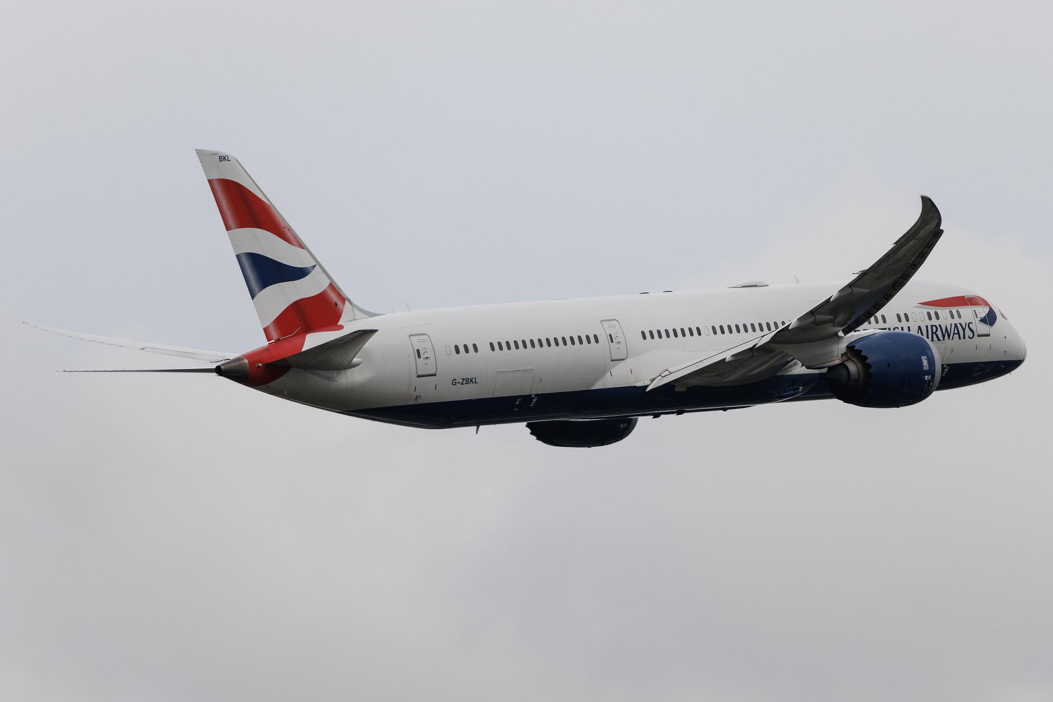 London Heathrow: British Airways (BA / BAW) | Boeing 787-9 Dreamliner B789 | G-ZBKL | MSN 38628