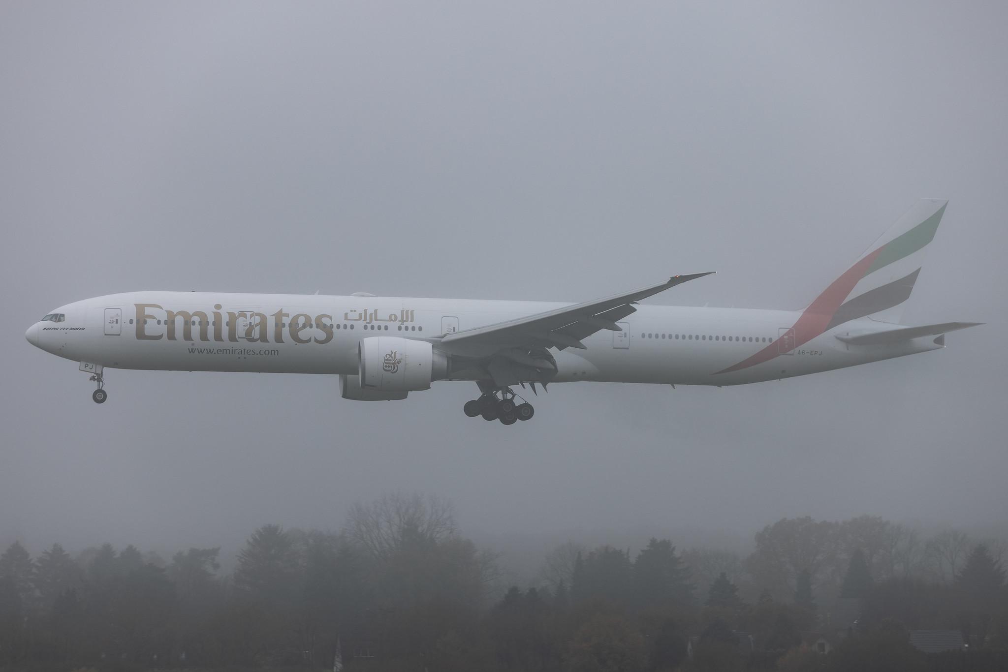 Hamburg Airport: Emirates (EK / UAE) | Boeing 777-31H(ER) B77W | A6-EPJ | MSN 42329